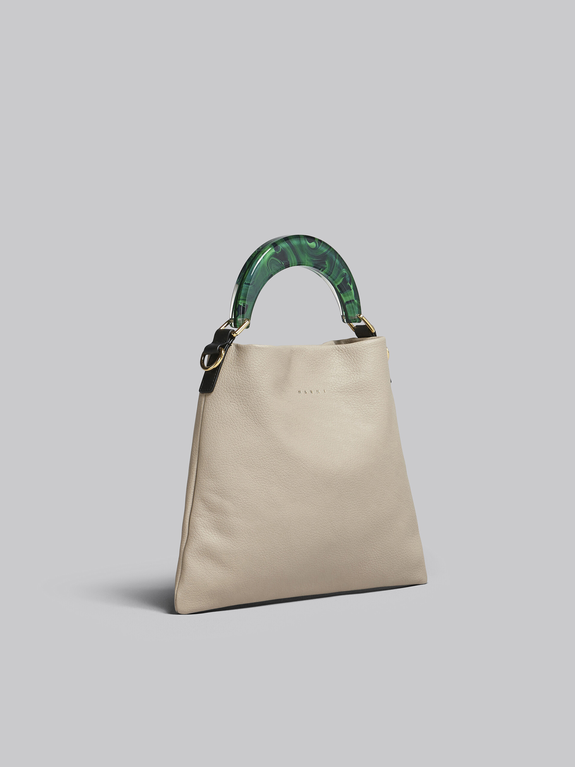 Venice small bag in beige leather - Shoulder Bag - Image 6