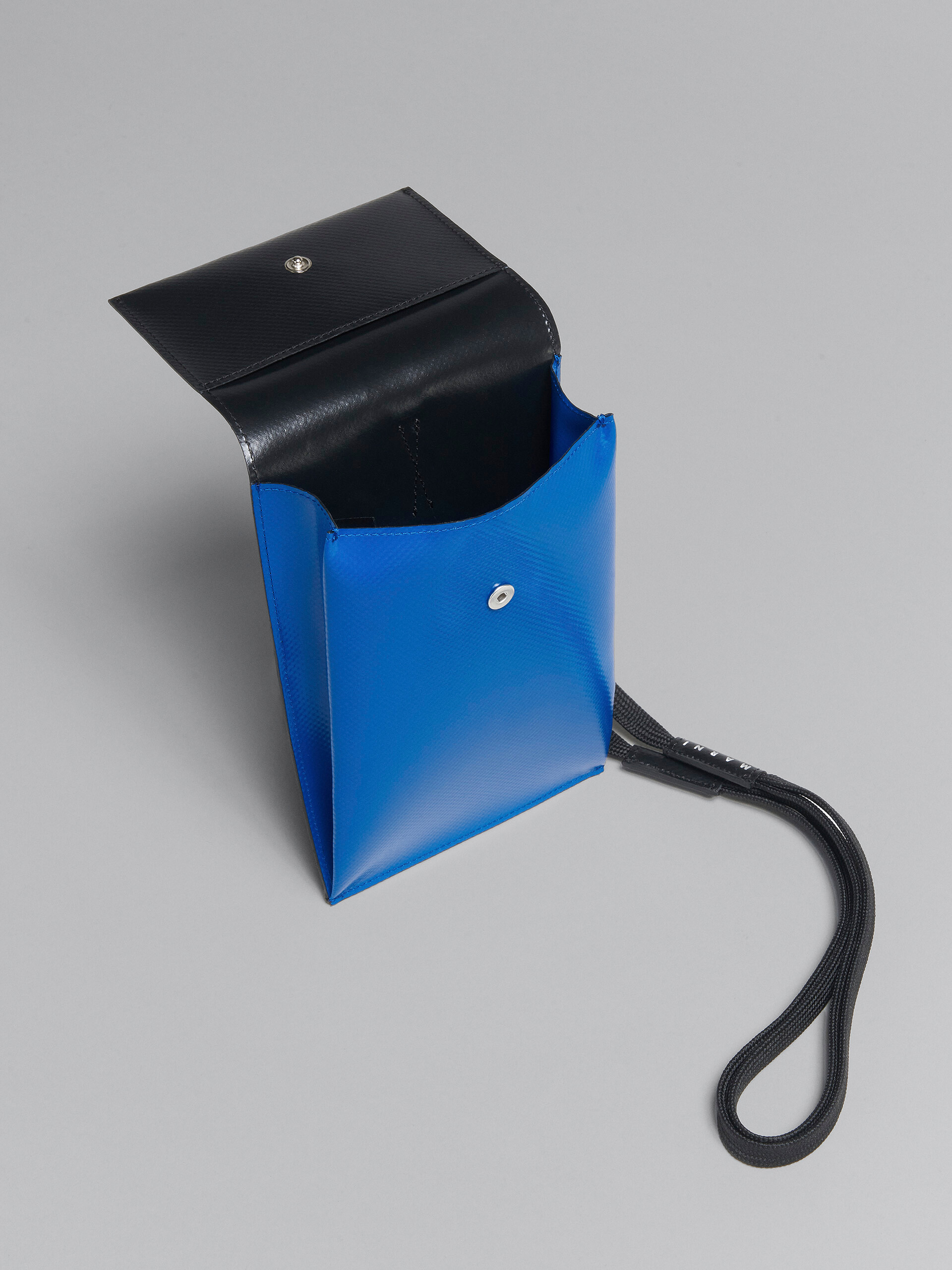Custodia per smartphone nera e blu - Portafogli e piccola pelletteria - Image 4
