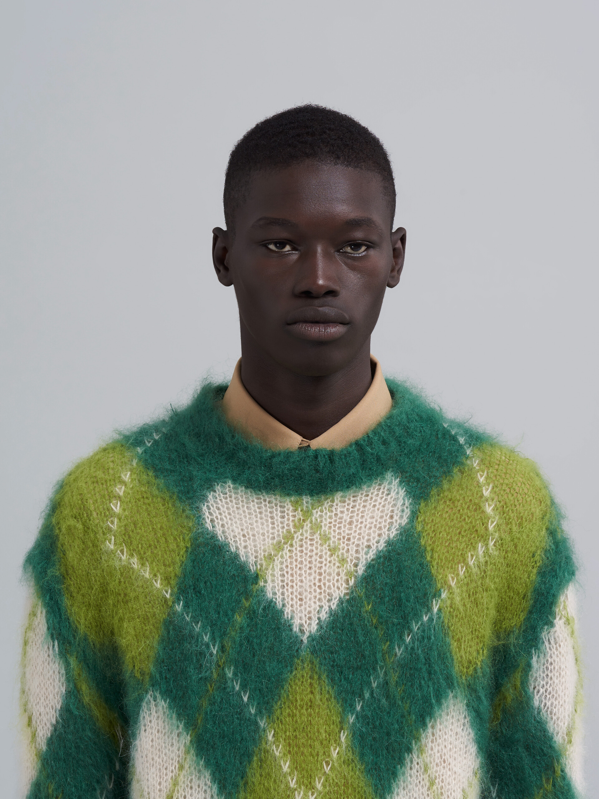 Iconic mohair Argyle sweater | Marni