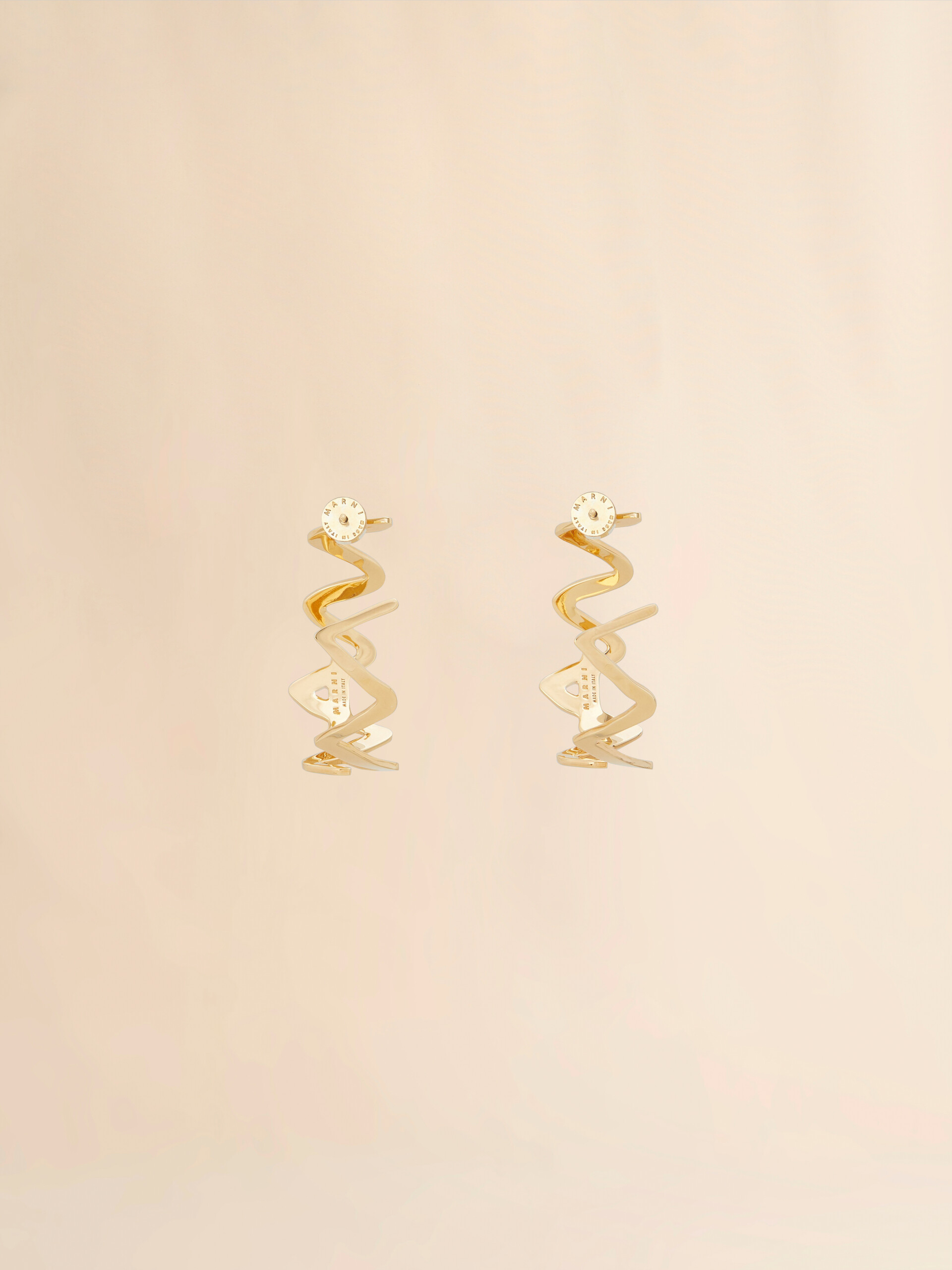 Marni Symbol Ohrringe aus palladiumfarbenem Metall - Ohrringe - Image 3