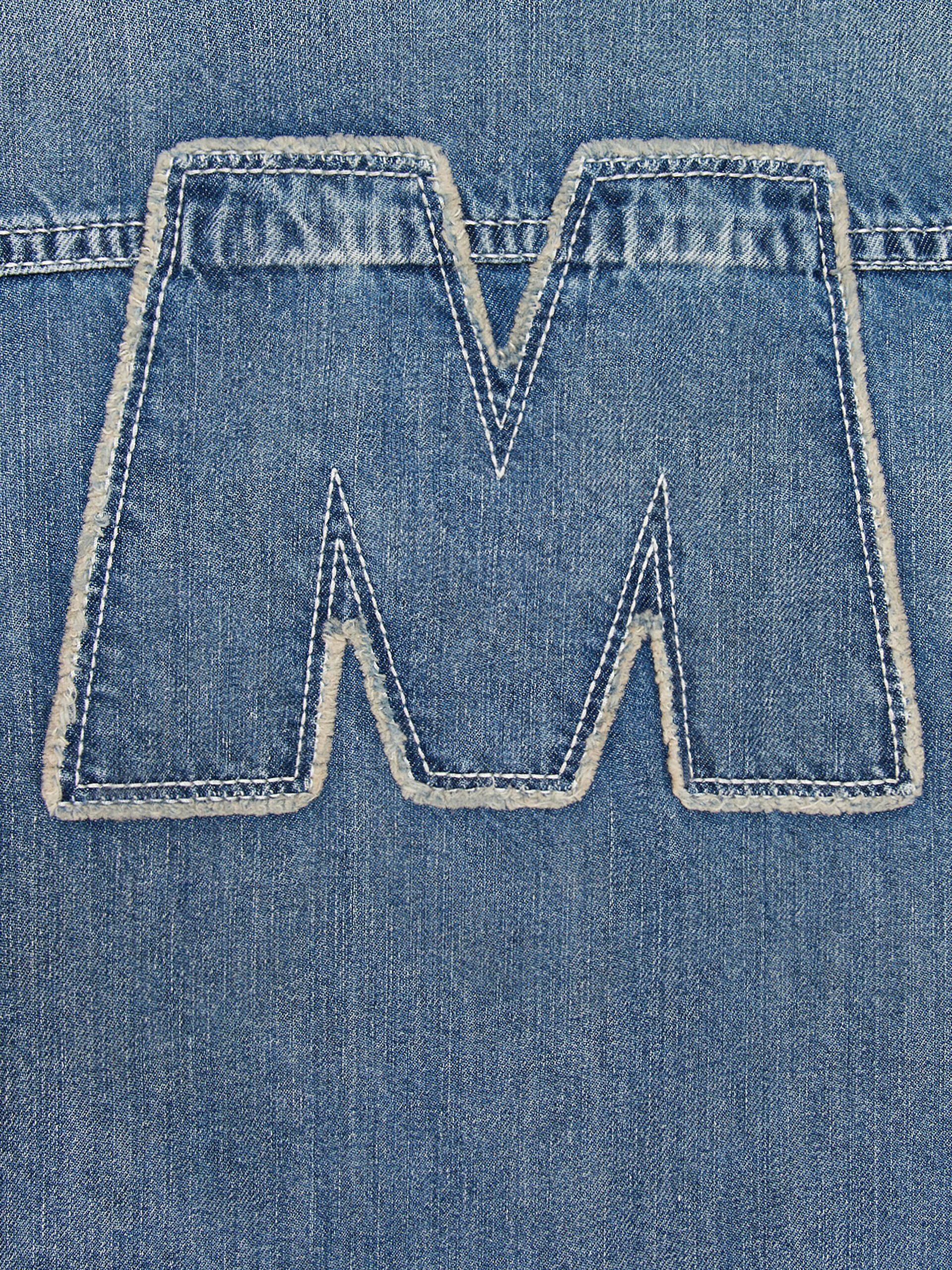 Veste en denim clair à logo Big M - Manteaux - Image 4