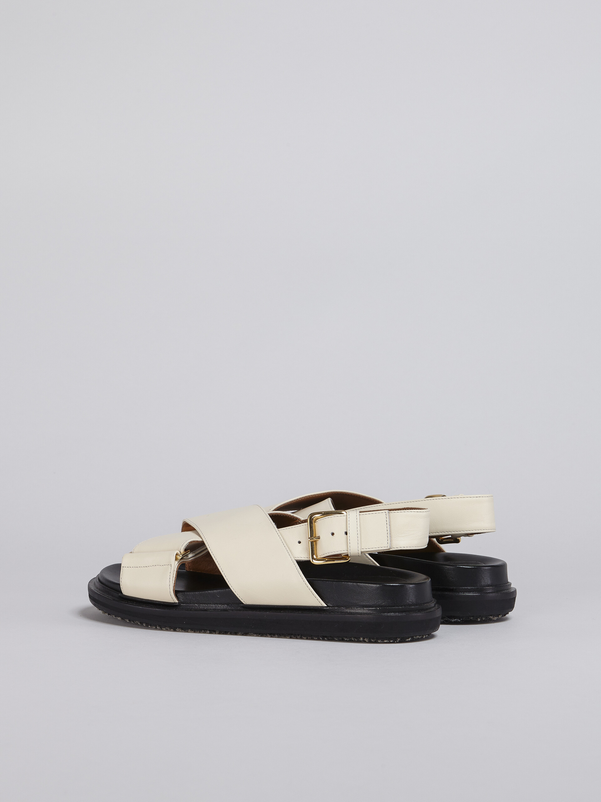 White leather Fussbett - Sandals - Image 3