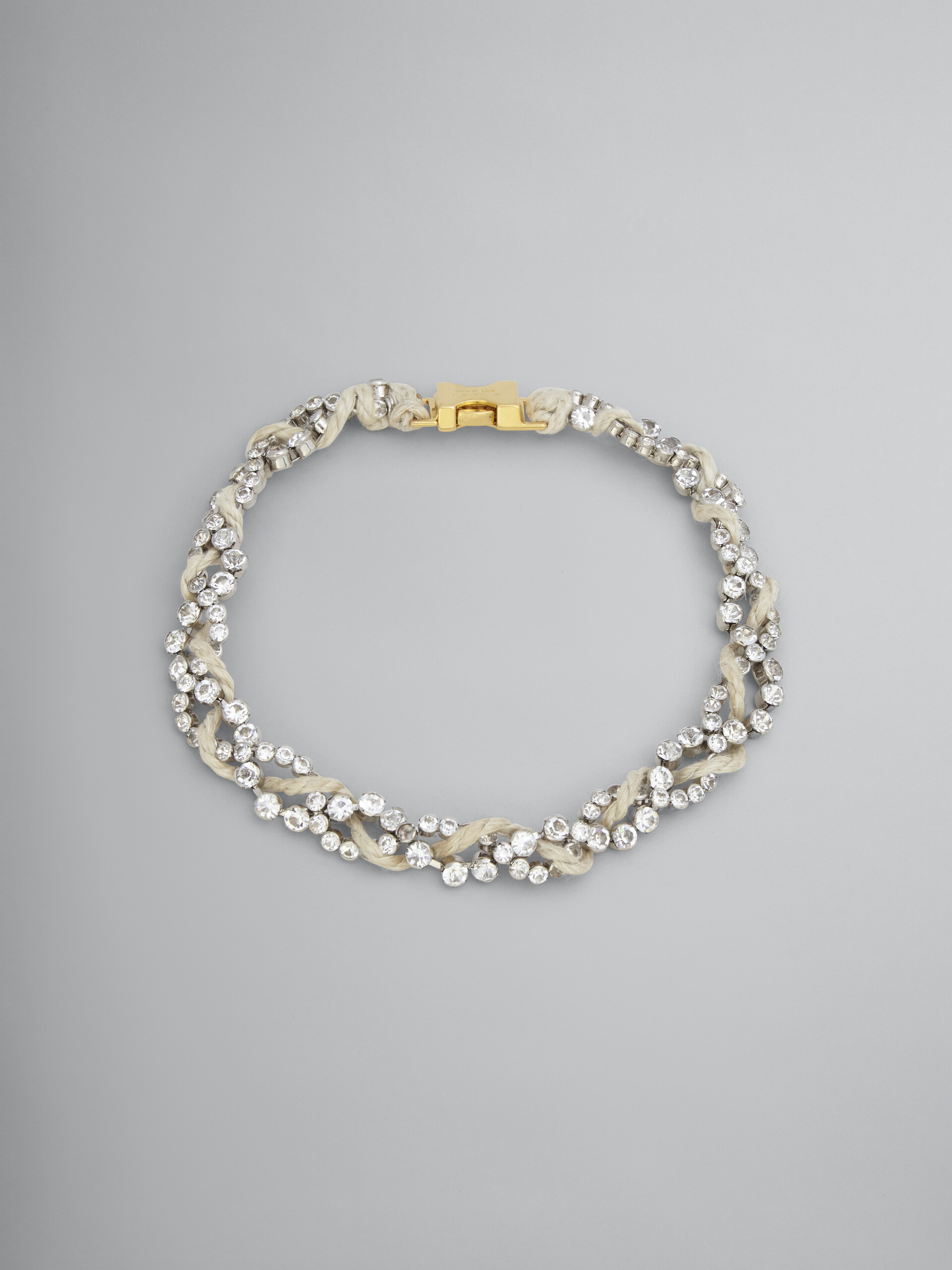 Halskette FOUND TREASURES aus Messing und Strass - Halsketten - Image 1