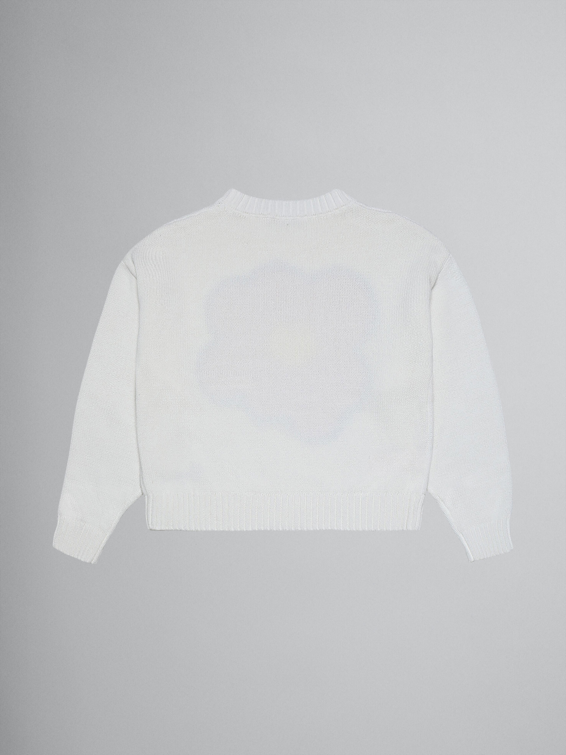 Flower inlay cotton cardigan - Knitwear - Image 2