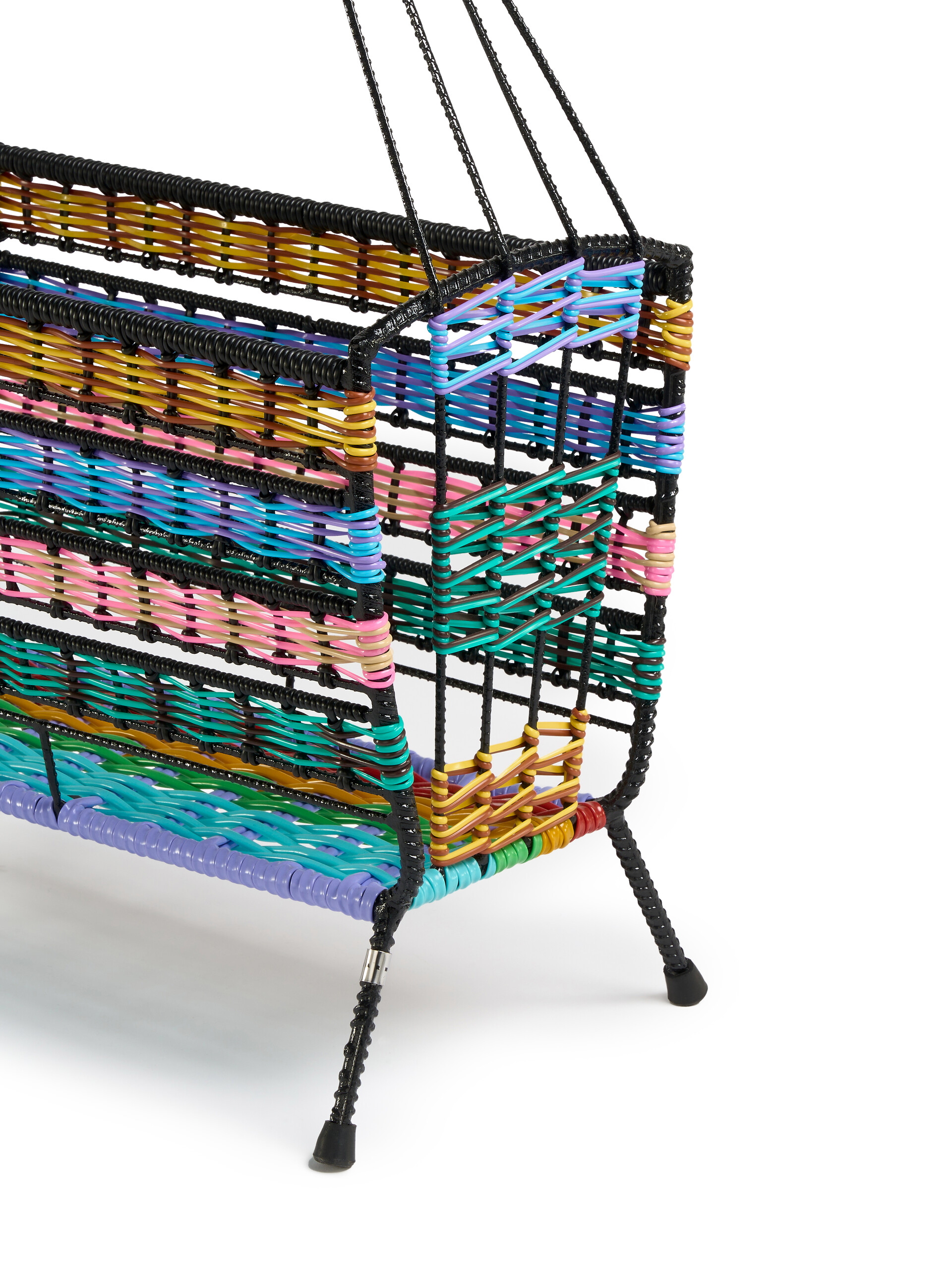 Multicoloured MARNI MARKET woven cable magazine rack - Furniture - Image 3