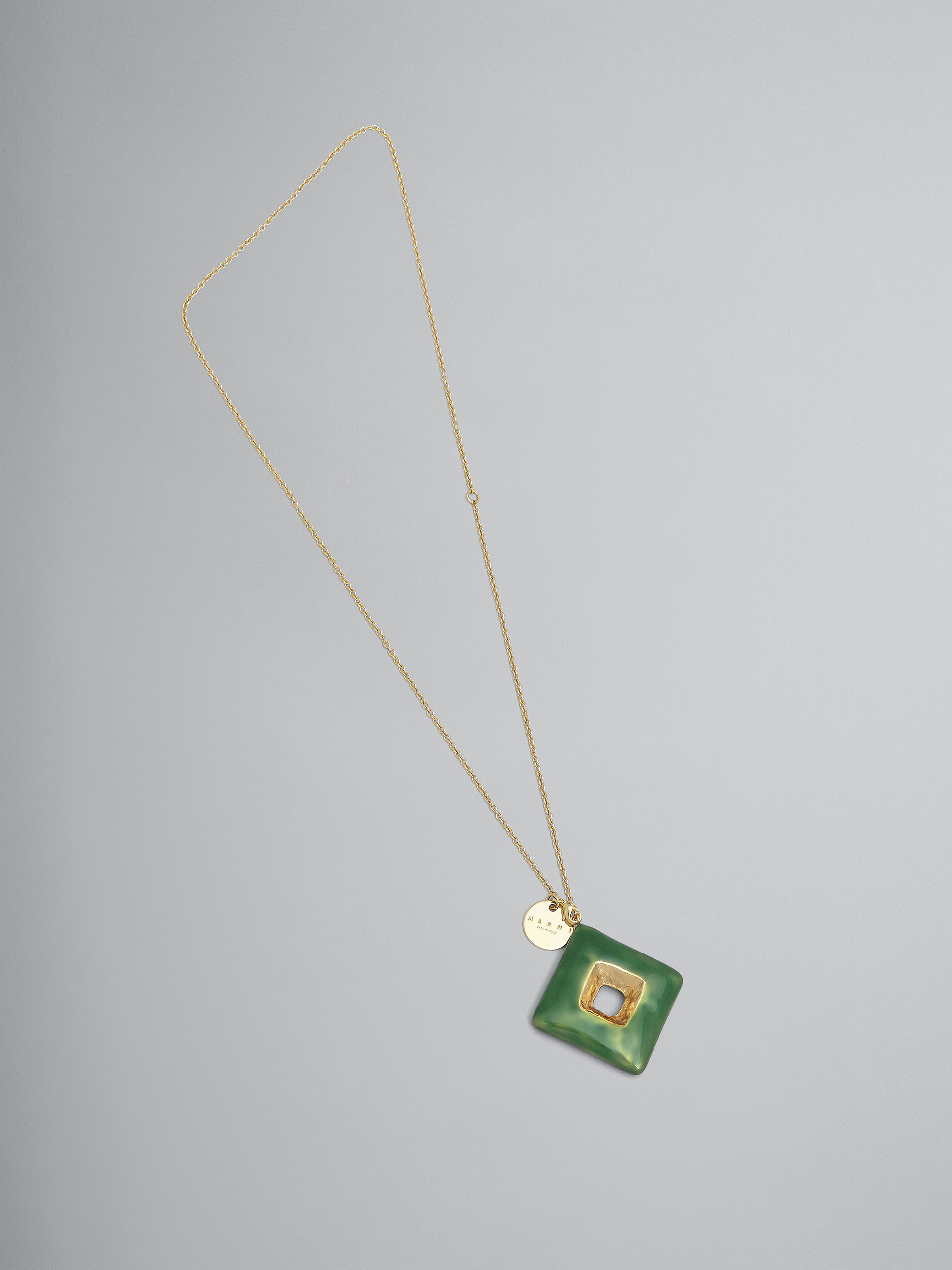 TRAPEZE green necklace - Necklaces - Image 1