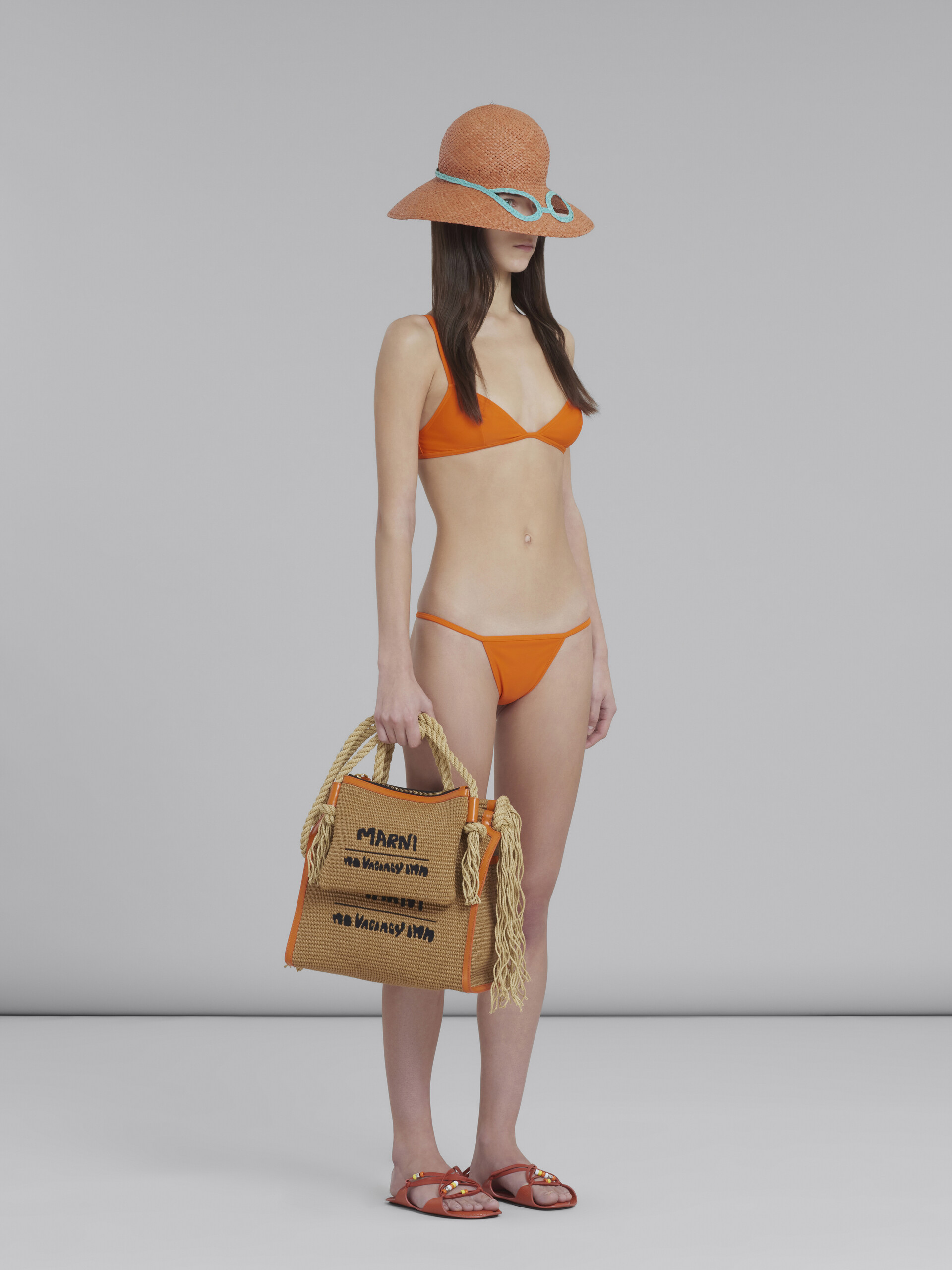 Marni x No Vacancy Inn - Orange stretch jersey bikini - Swimwear - Image 5