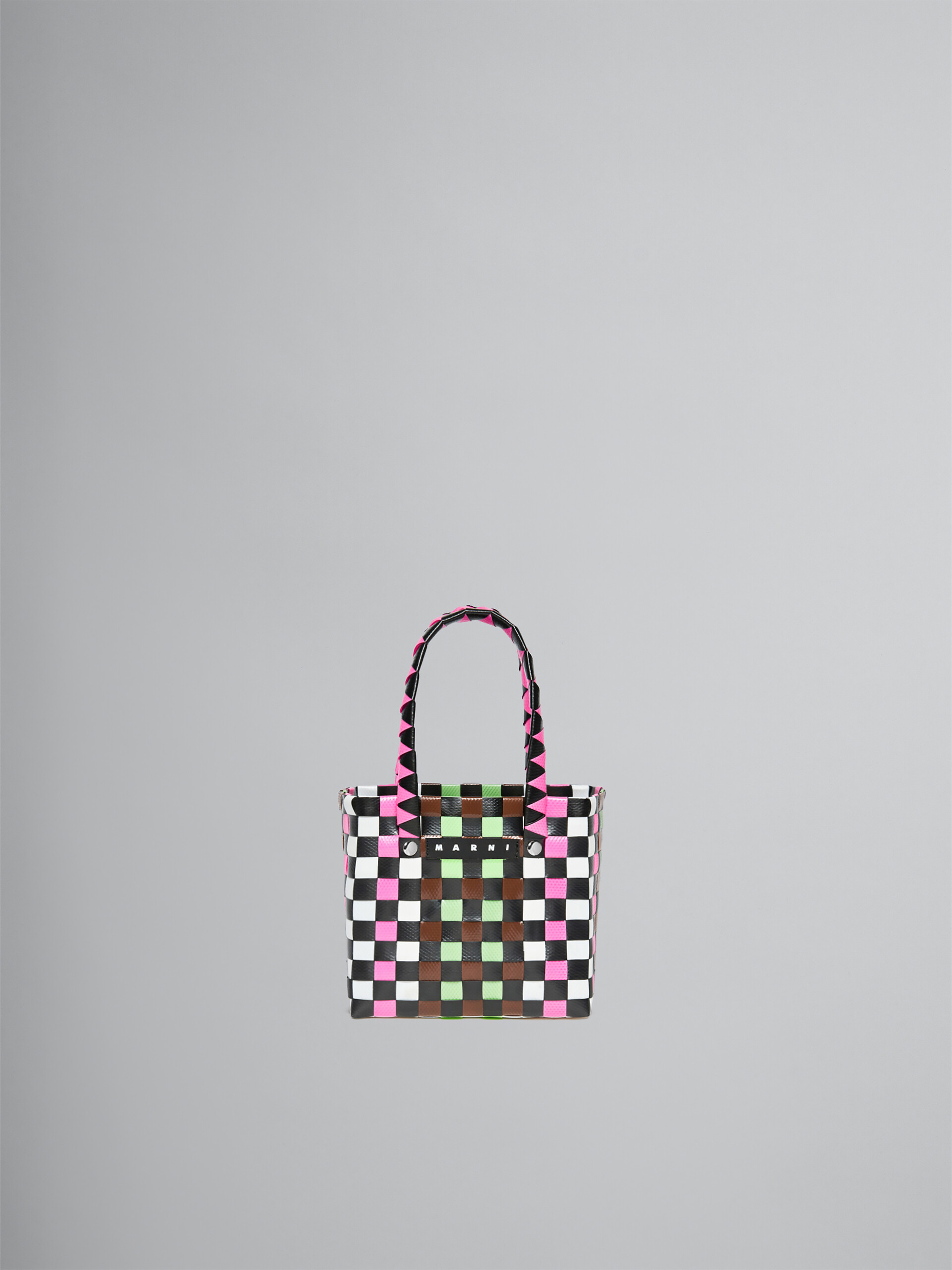 Basket Motif Multi-Way Body Bag 黒mame
