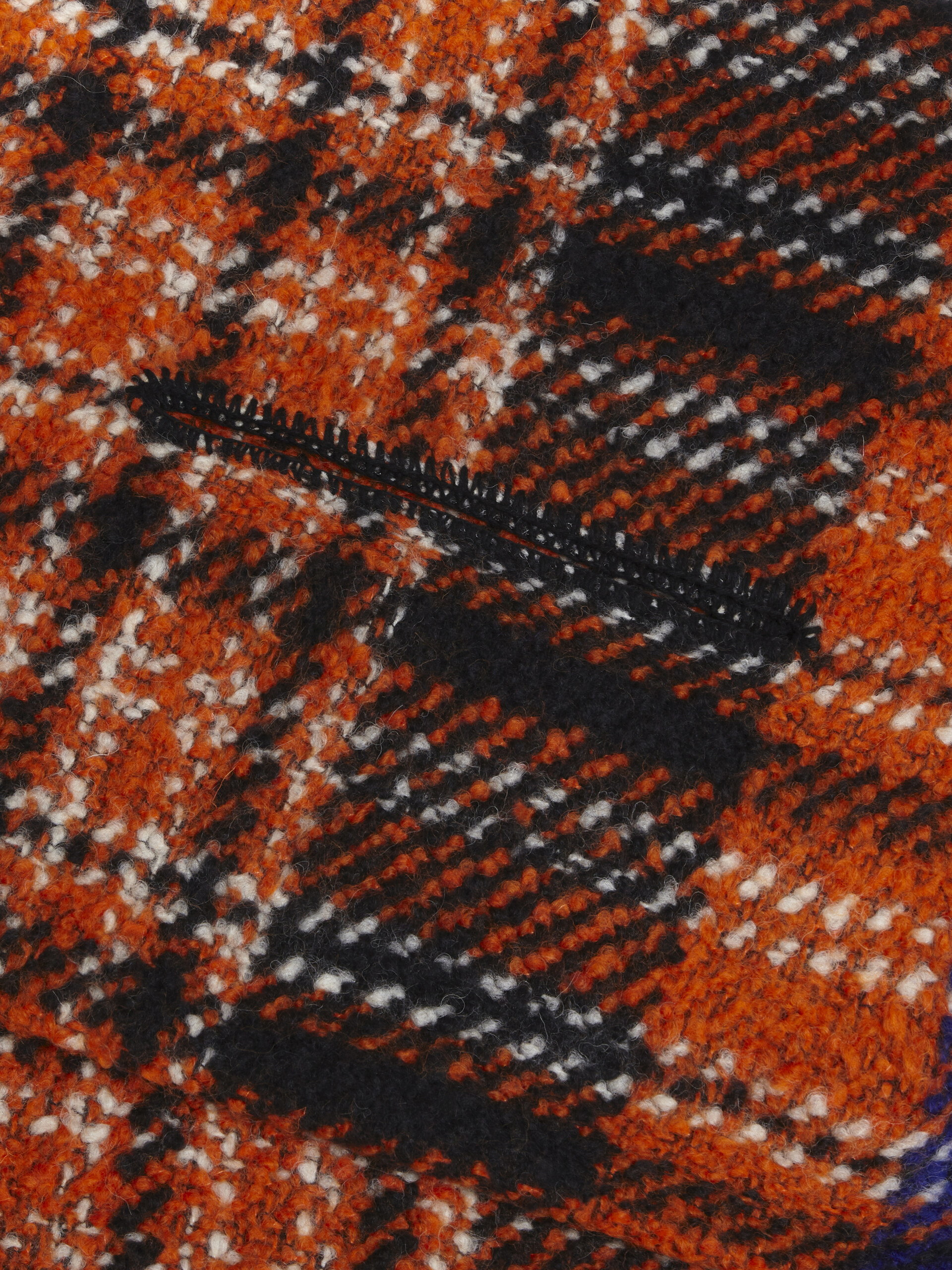 Sciarpa in lana check con disegno a riquadri - Altri accessori - Image 2