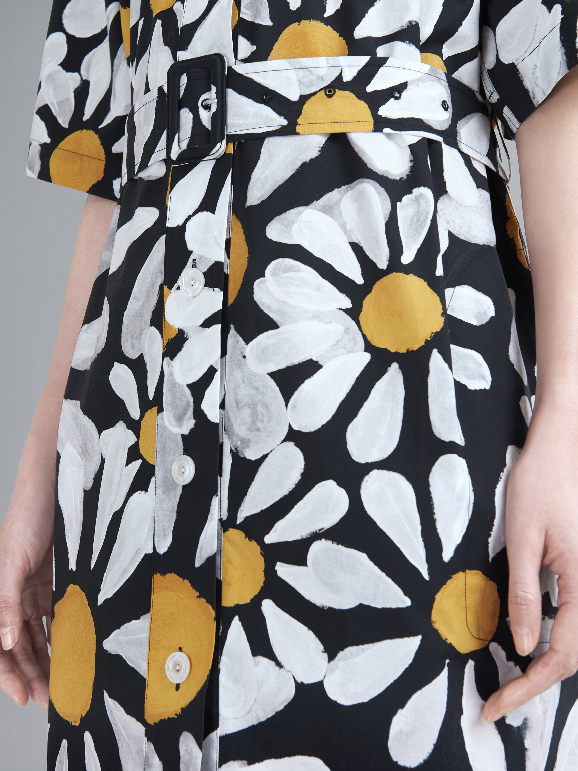 Euphoria print poplin chemisier dress - Dresses - Image 5