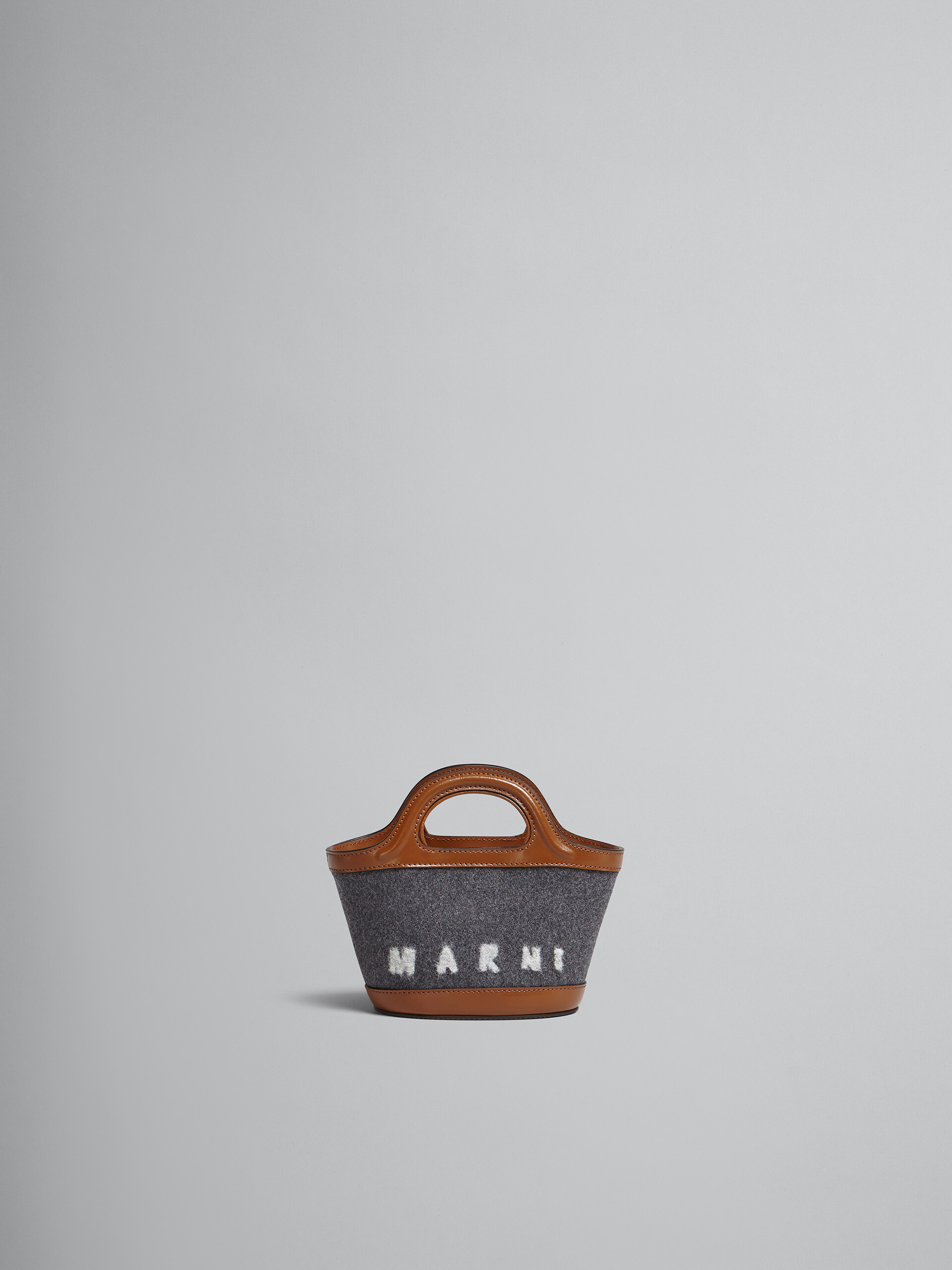 TROPICALIA micro bag in felt and leather - Handbag - Image 1