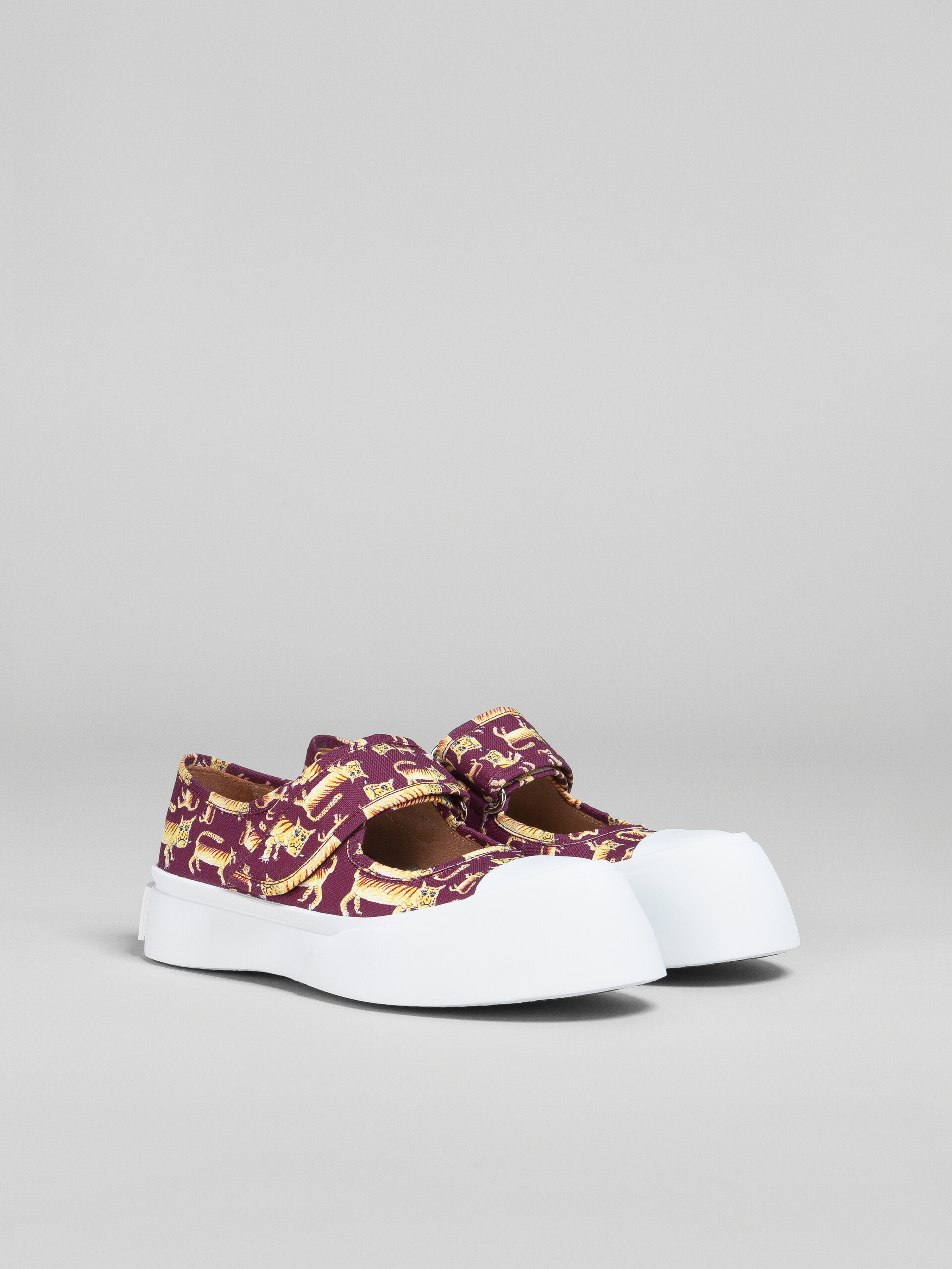 Tiger print canvas PABLO Mary-Jane sneaker - Sneakers - Image 2