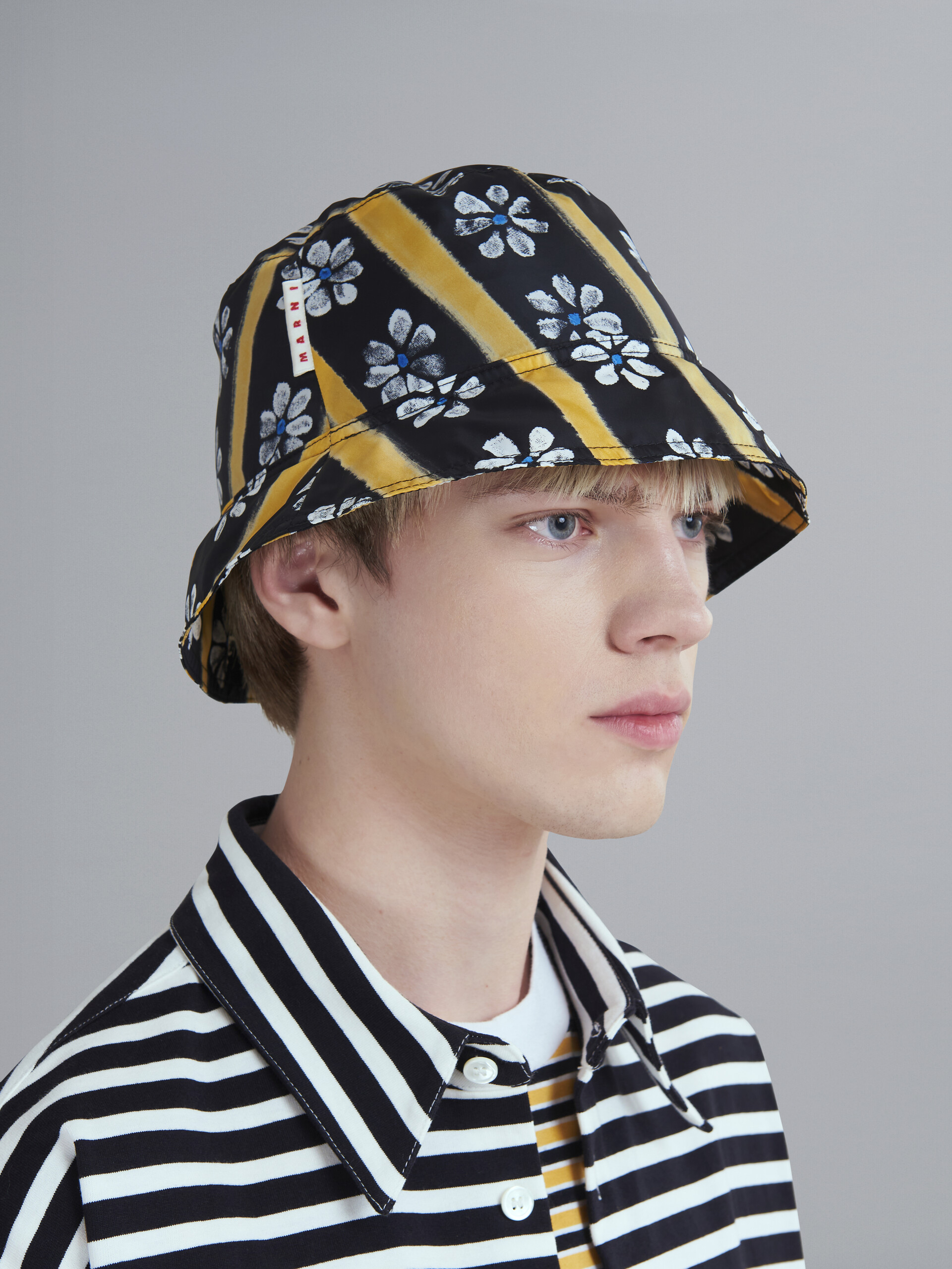 Daisy Lane print nylon bucket hat | Marni