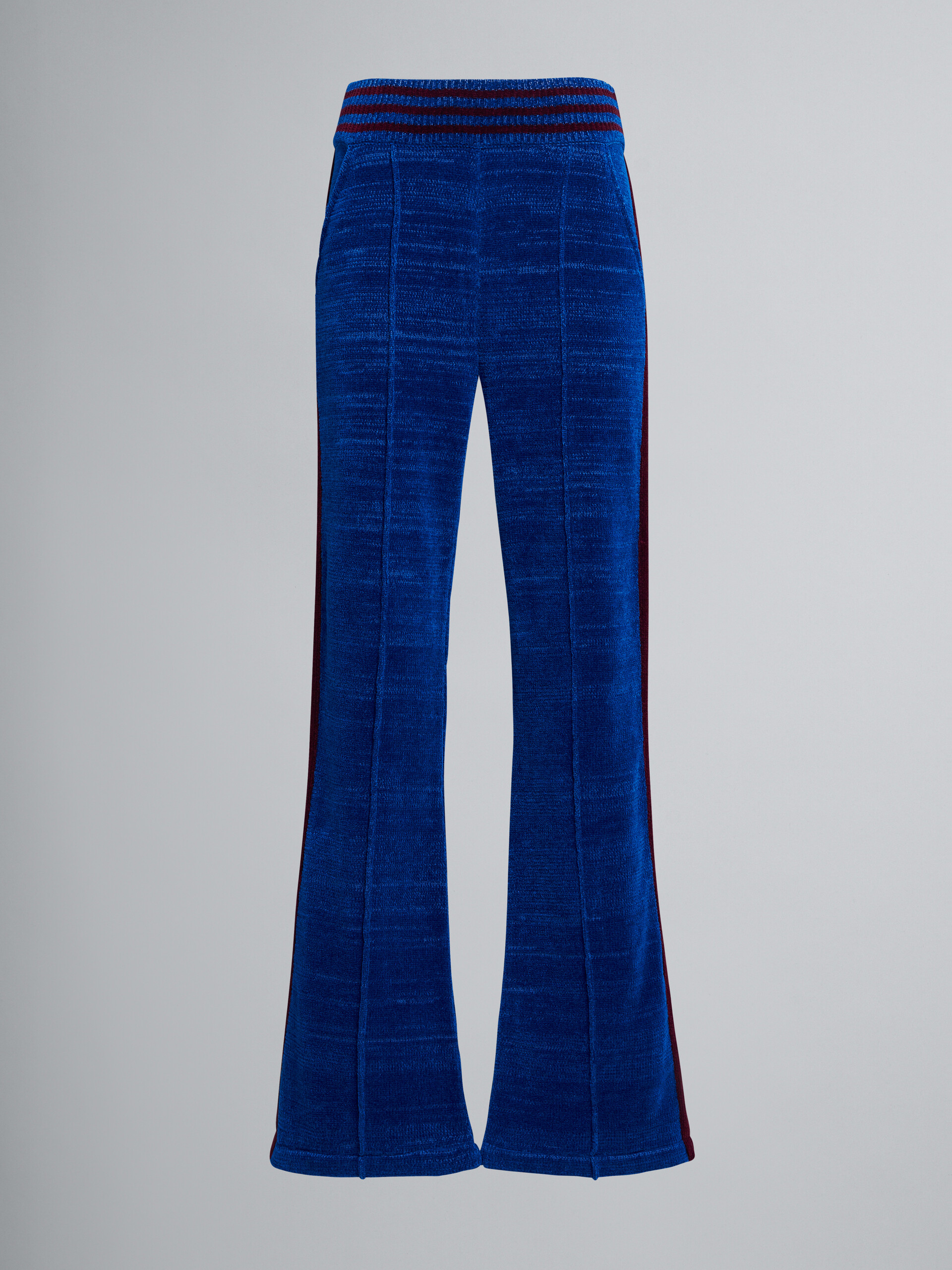 Mouliné chenille trousers - Pants - Image 1