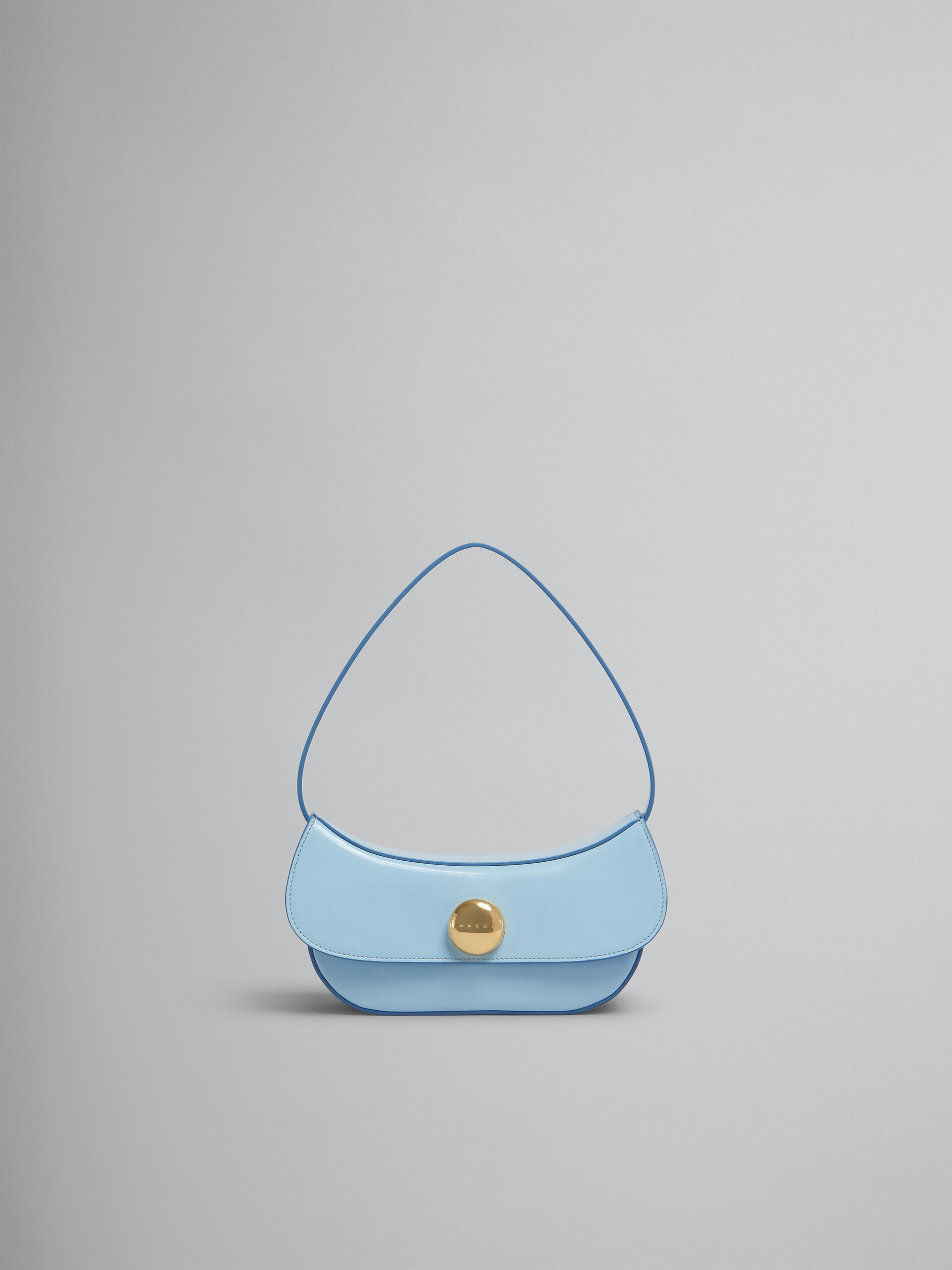 Green leather Butterfly small hobo bag | Marni