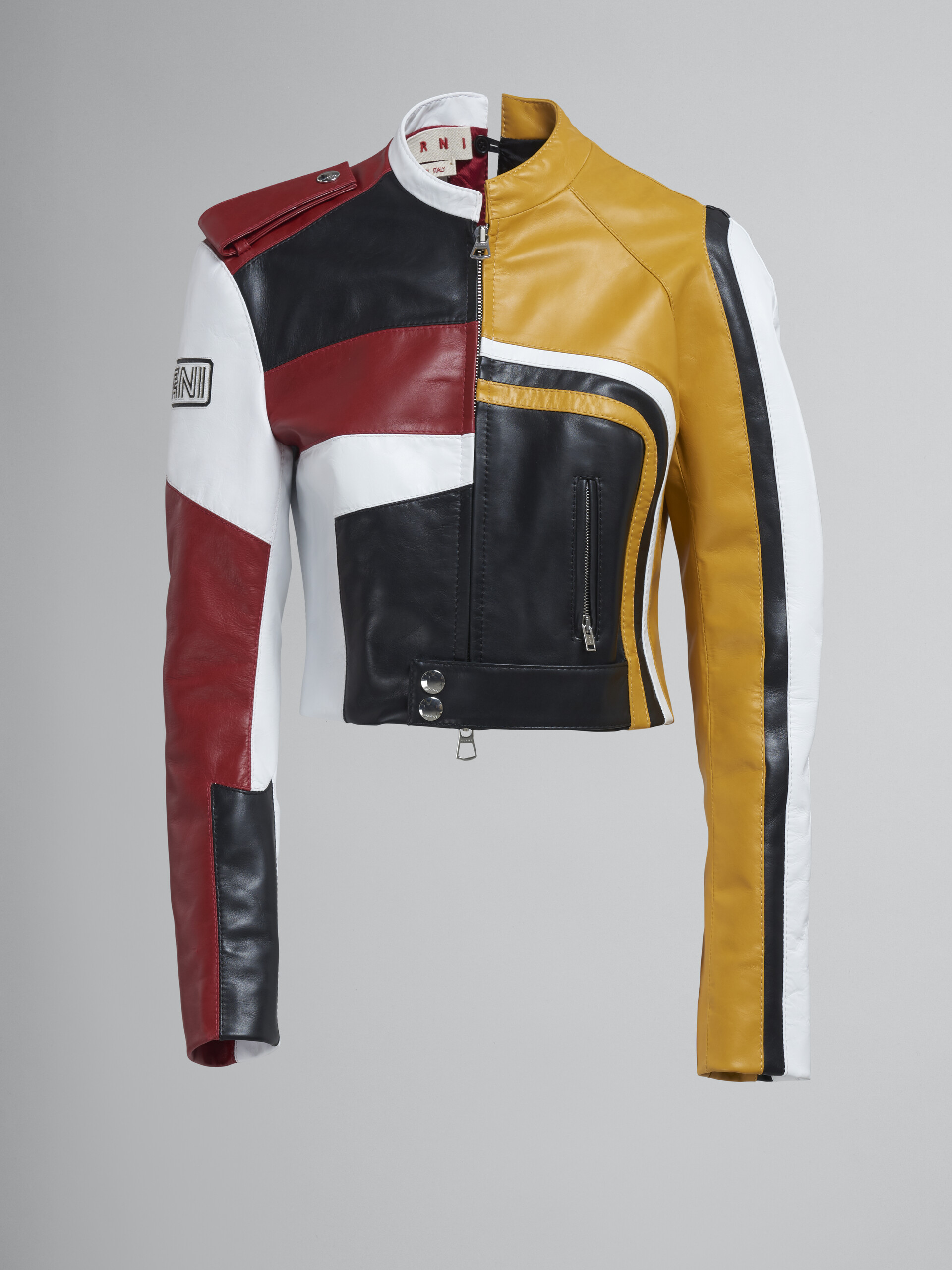 Leather biker jacket - Jackets - Image 1
