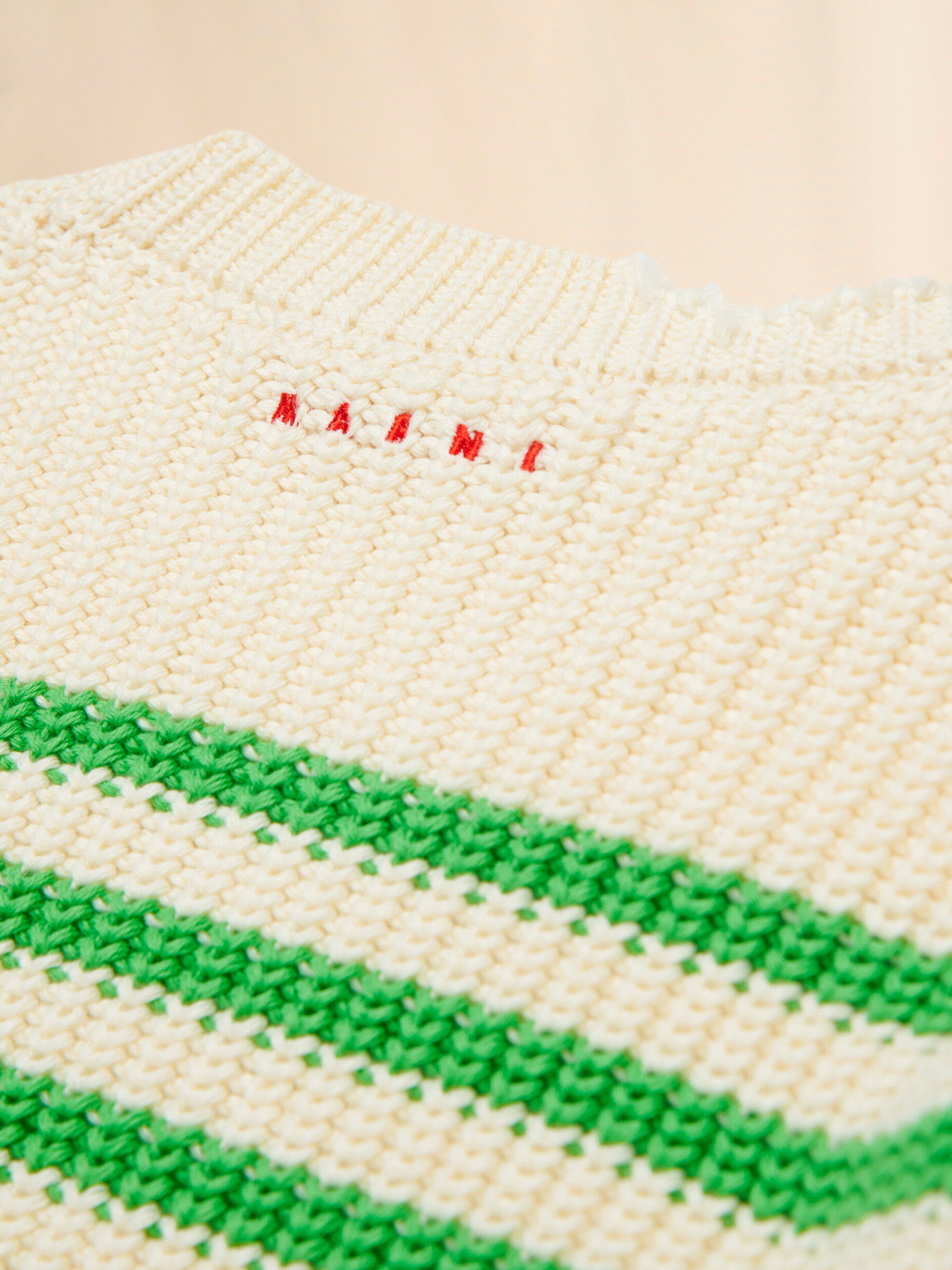 Crewneck striped pullover - Knitwear - Image 4