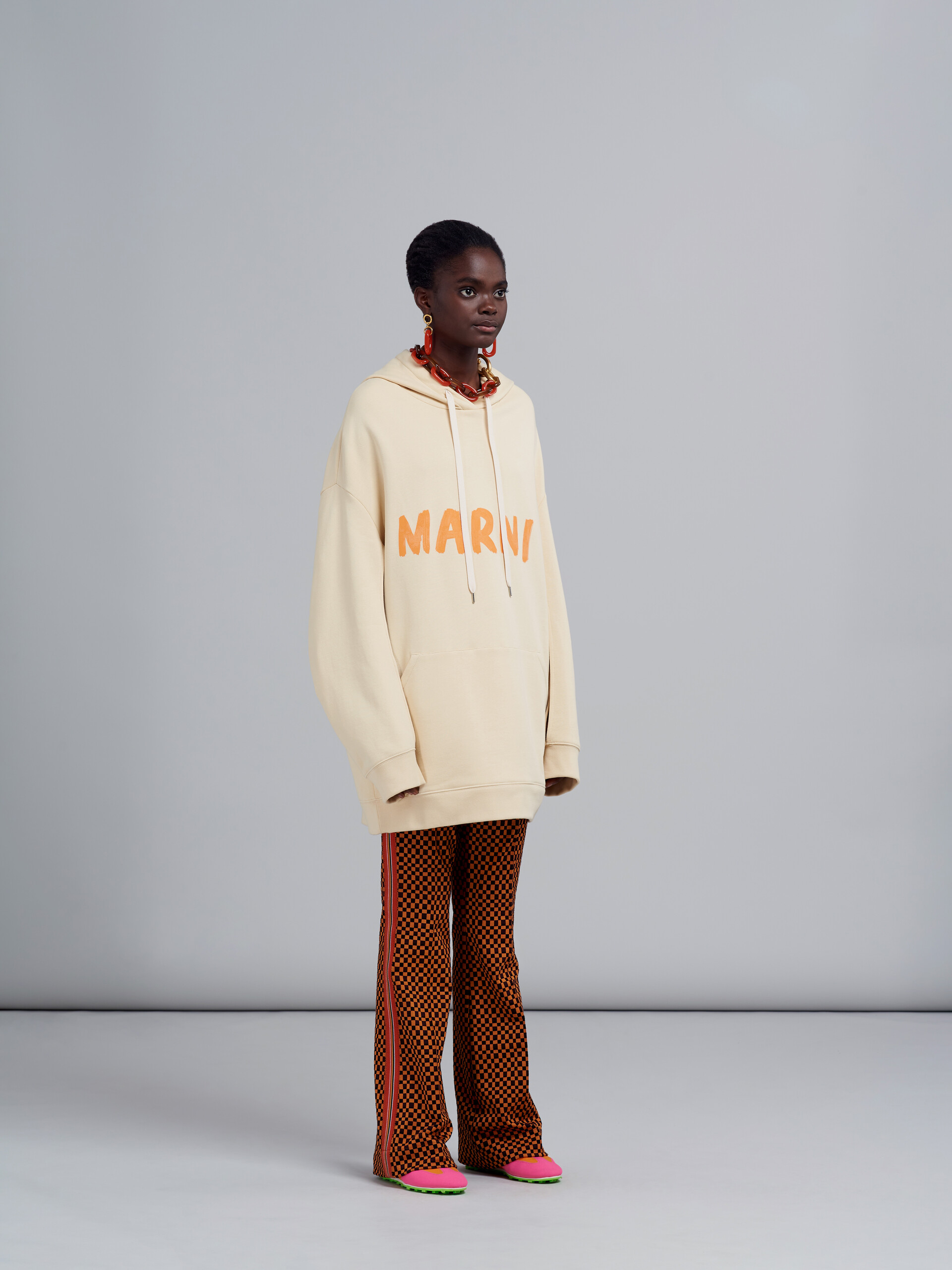 Marni lettering organic cotton sweatshirt - Pullovers - Image 5