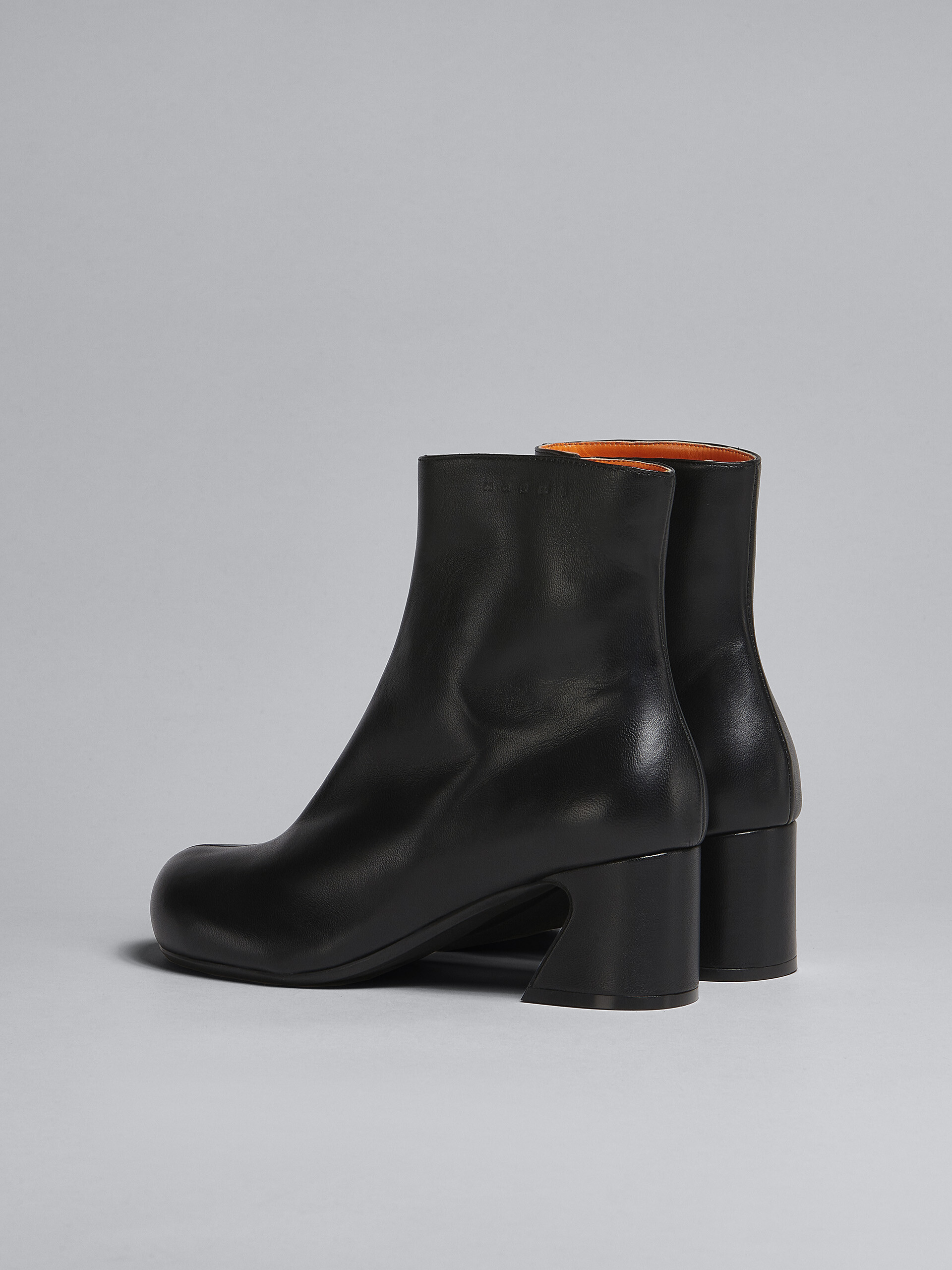 Black leather ankle boot - Boots - Image 3
