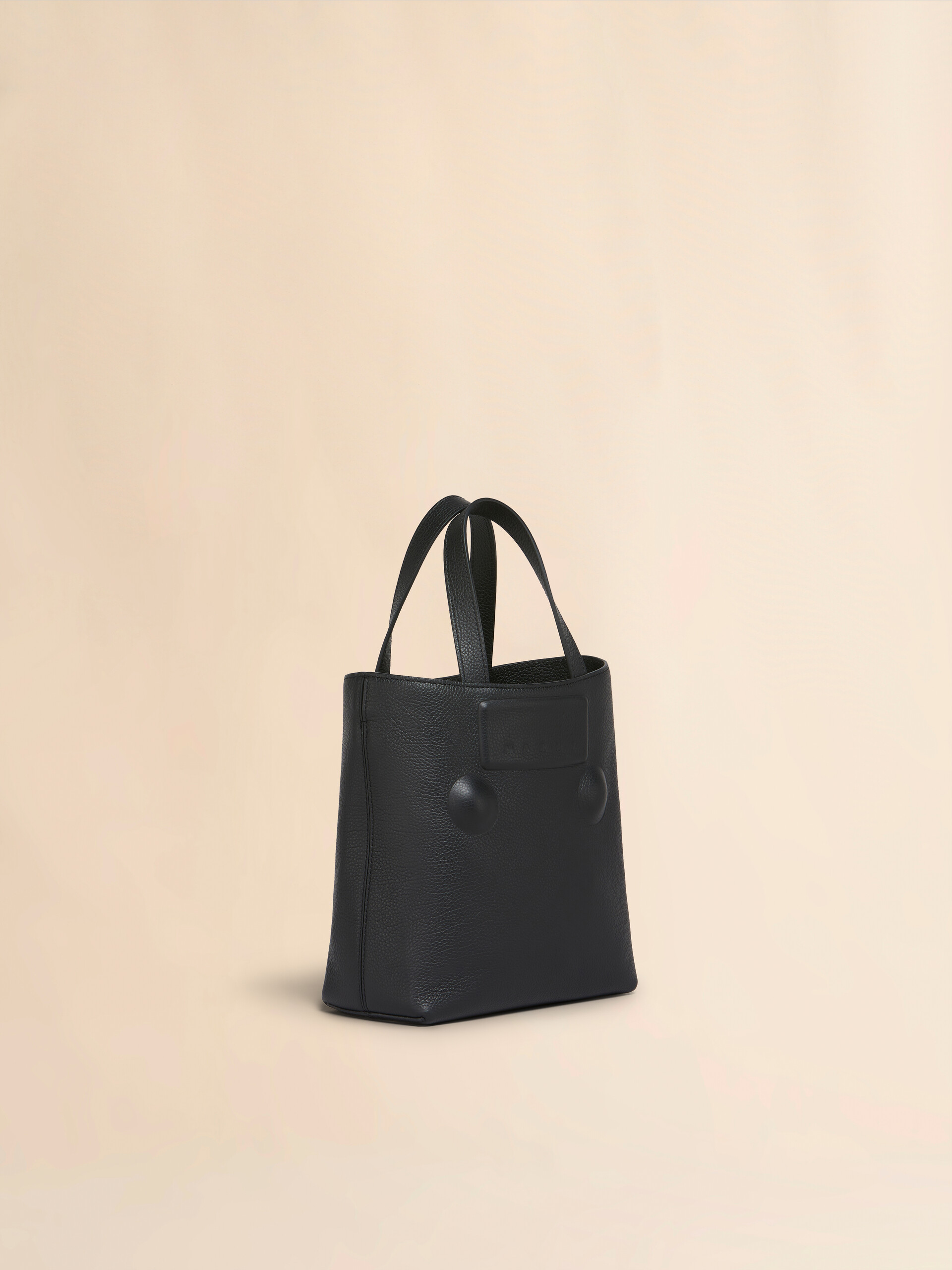 Bolso pequeño Trunkaroo Embossed de piel gris - Bolsos shopper - Image 5