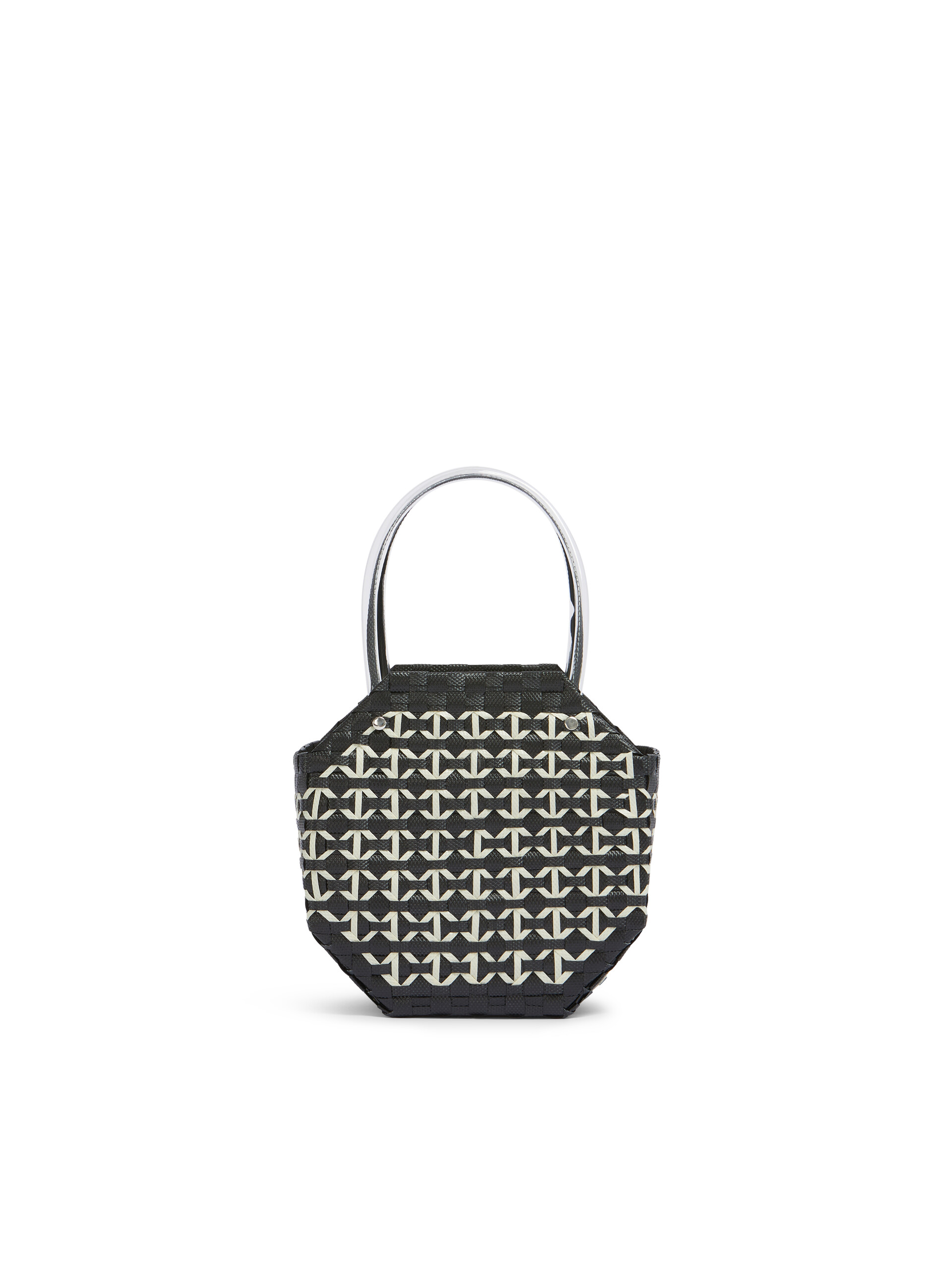 ブラック MARNI MARKET オクタゴナル バスケットバッグ | Marni
