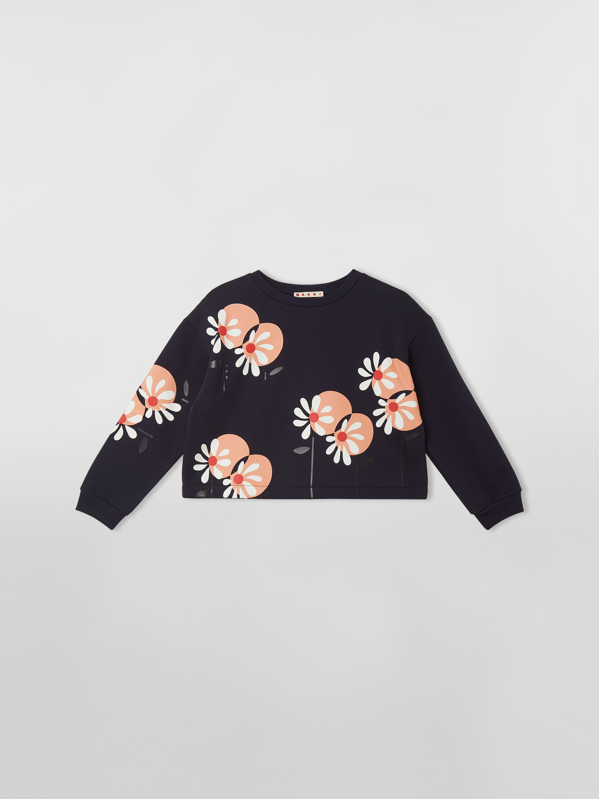 SWEATSHIRT WITH "BOLLO DAISY" PRINT - Sweaters - Image 1