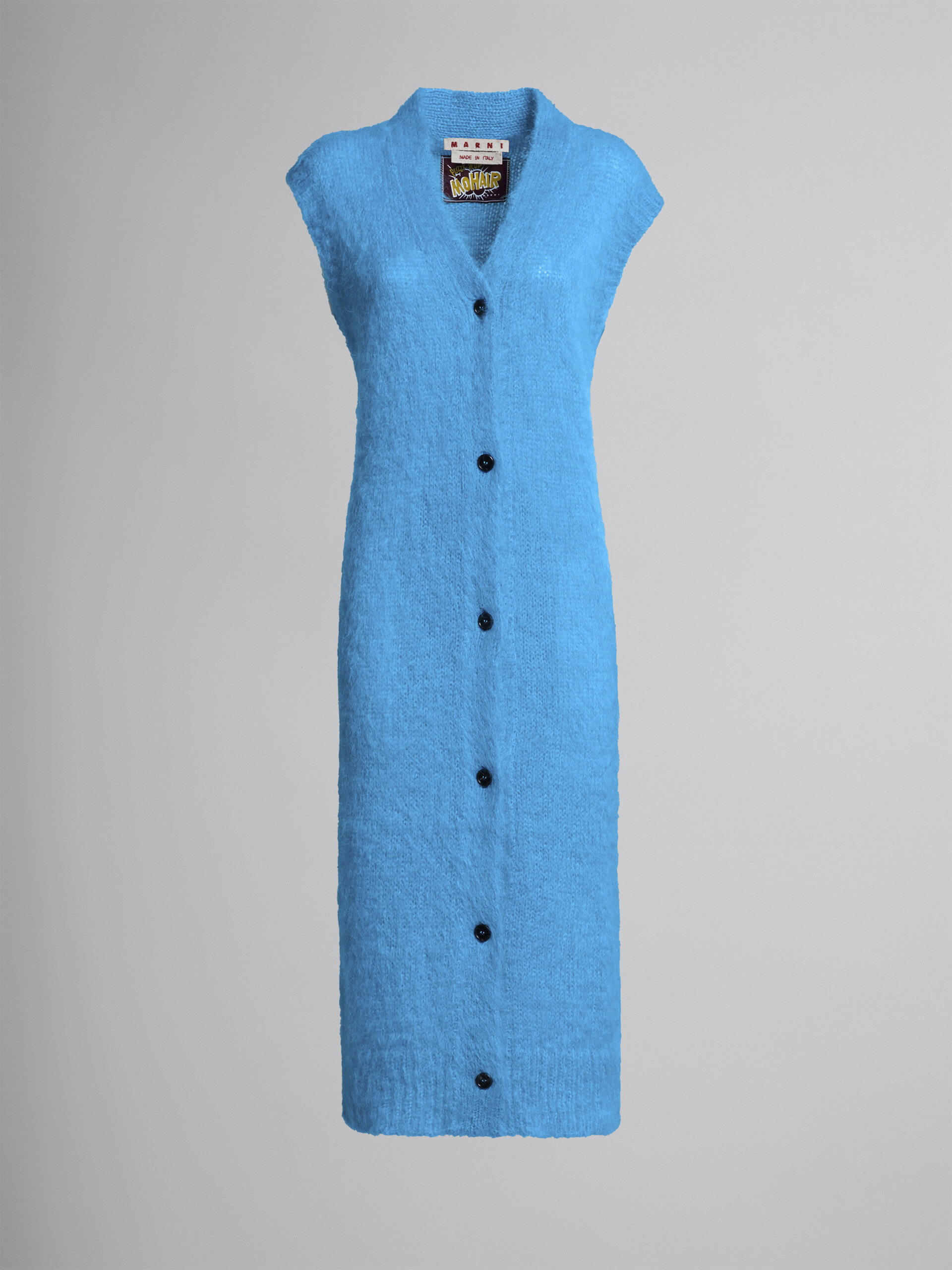 Mohair and wool long vest - Waistcoats - Image 1