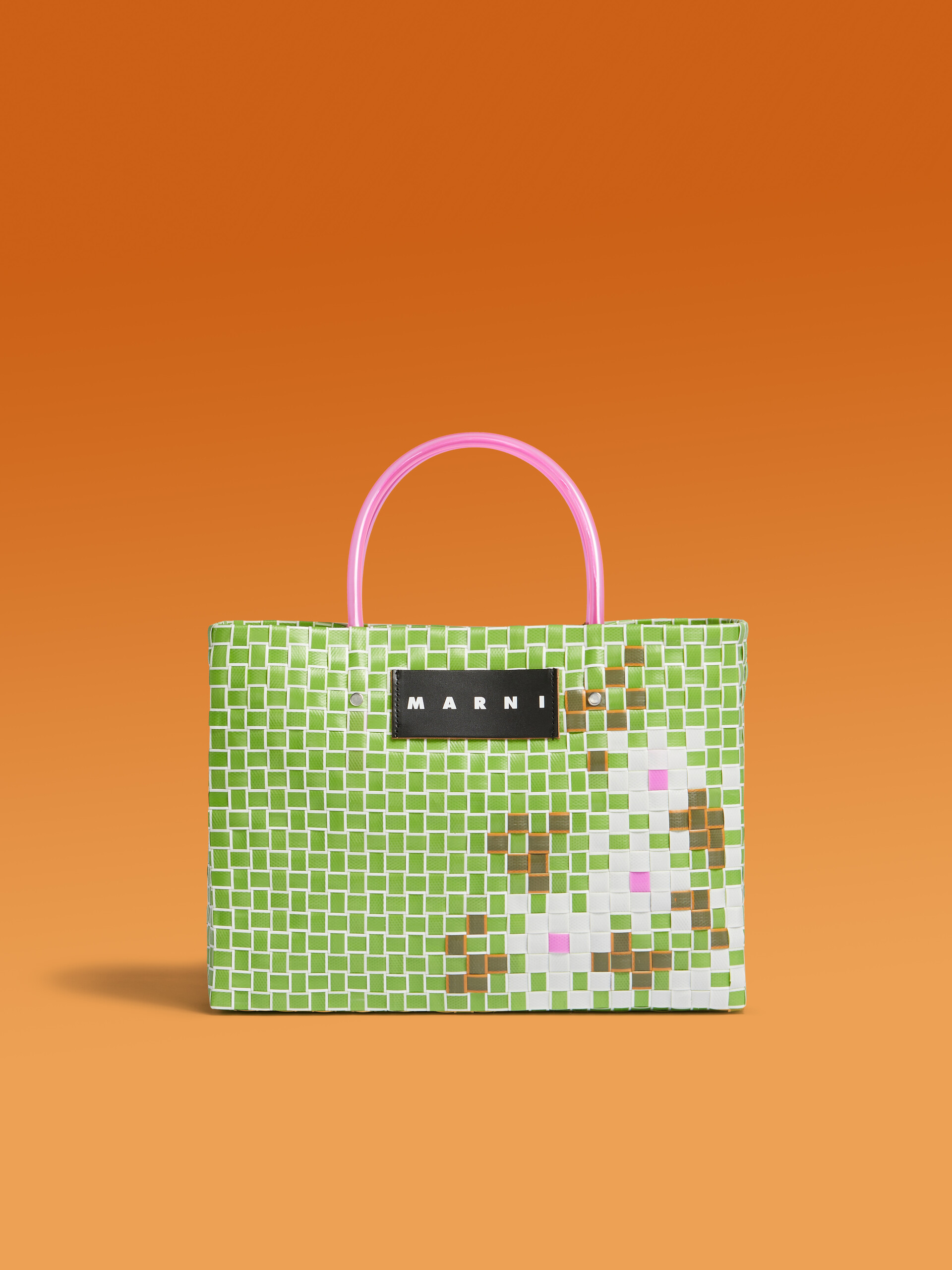 ブルー MARNI MARKET MINI FLOWER BASKET - ショッピングバッグ - Image 1