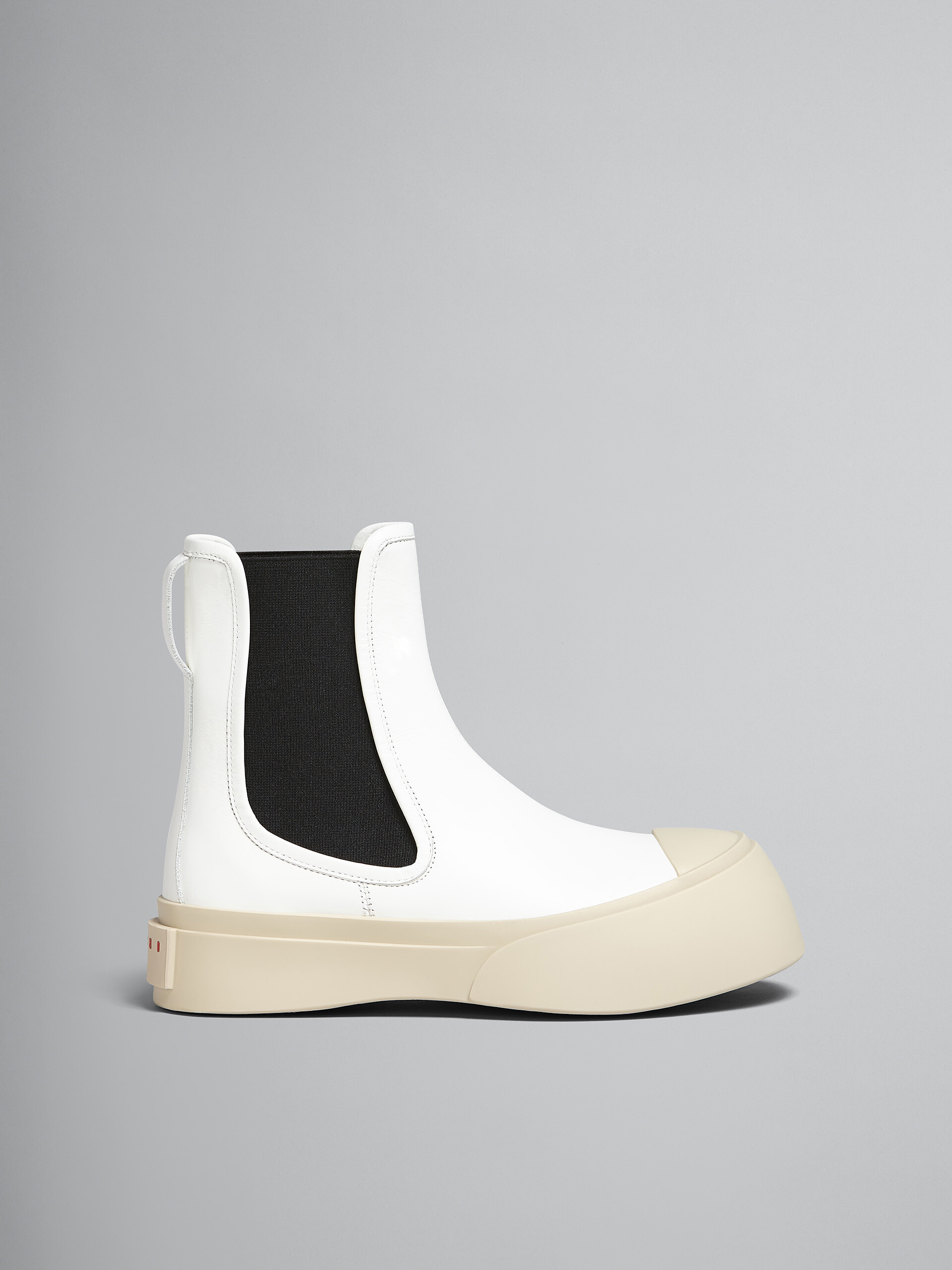 White leather Pablo Chelsea boot - Boots - Image 1