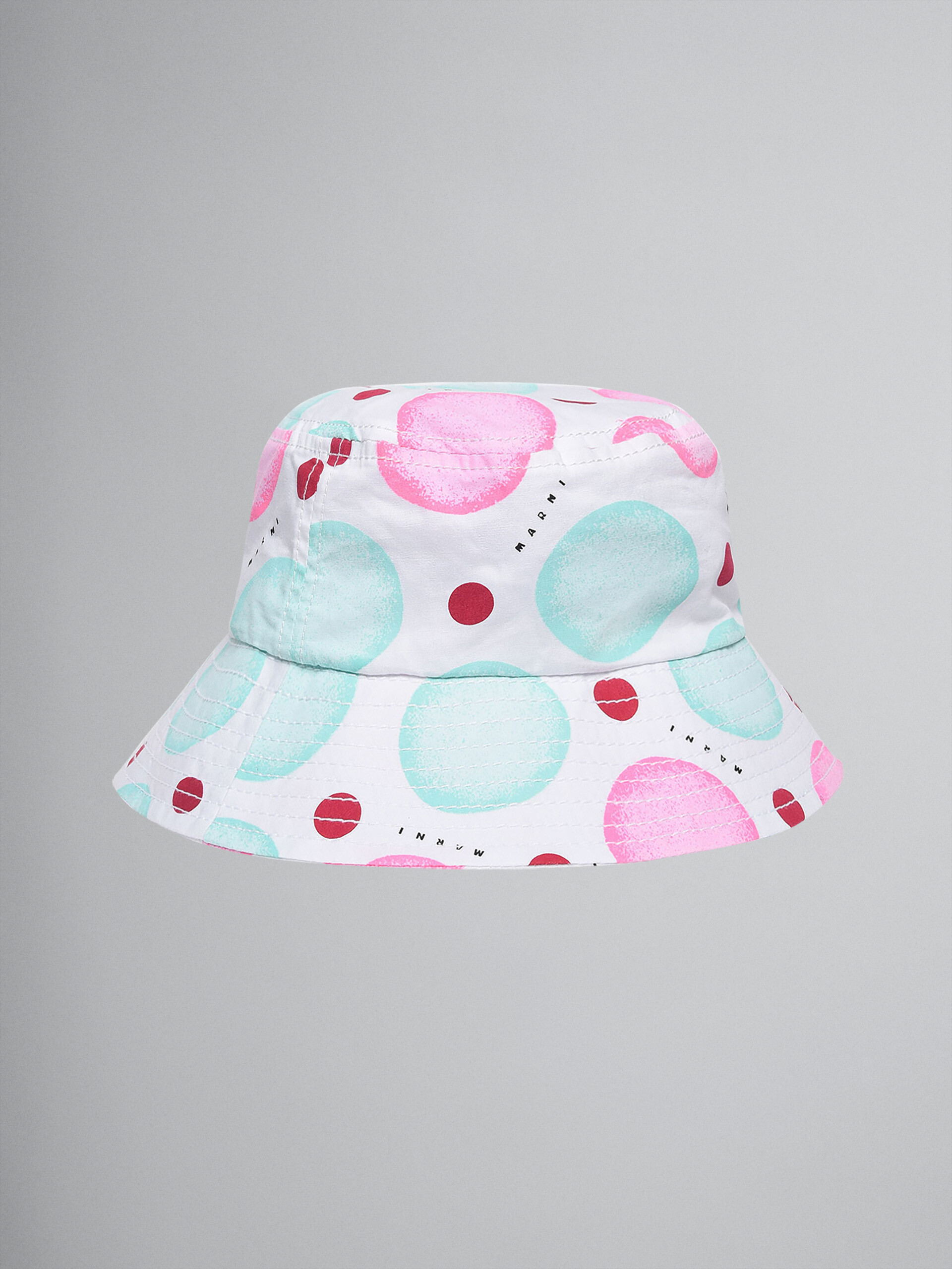 Cappello da pescatore in cotone stampa Dots - Cappello - Image 1