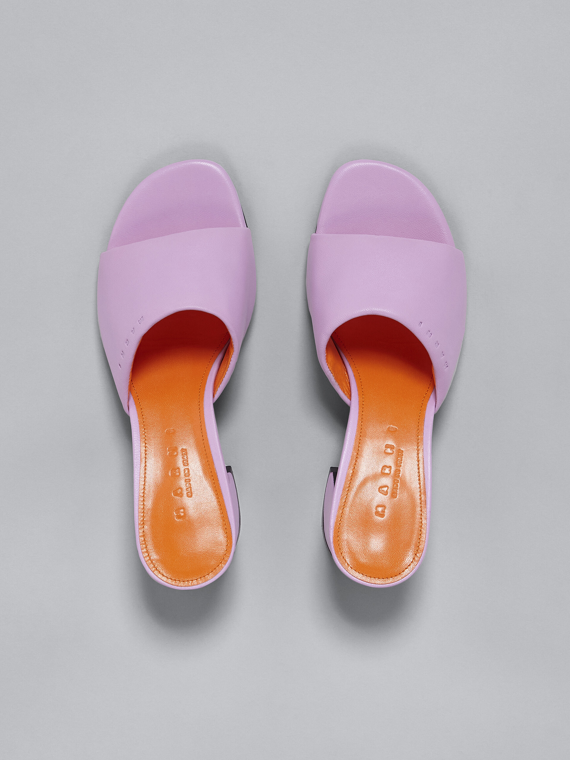 핑크 가죽 샌들 - Sandals - Image 4