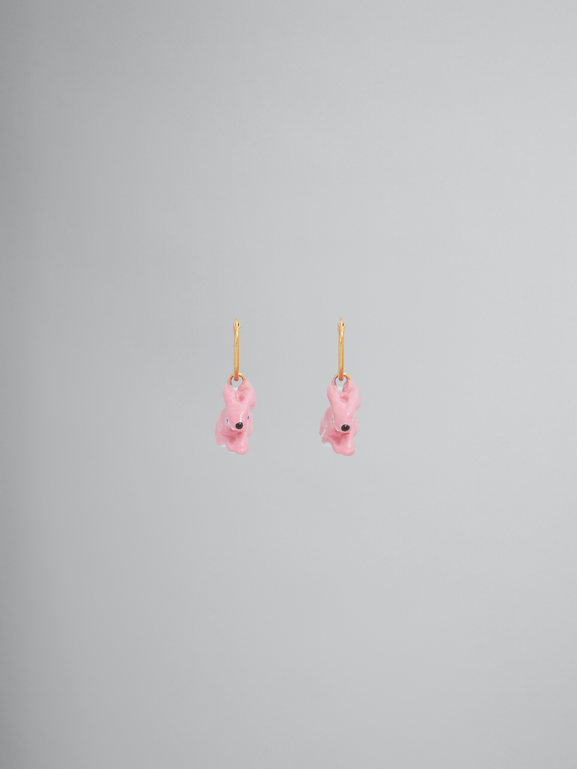 Earrings with rabbit pendant - Earrings - Image 1