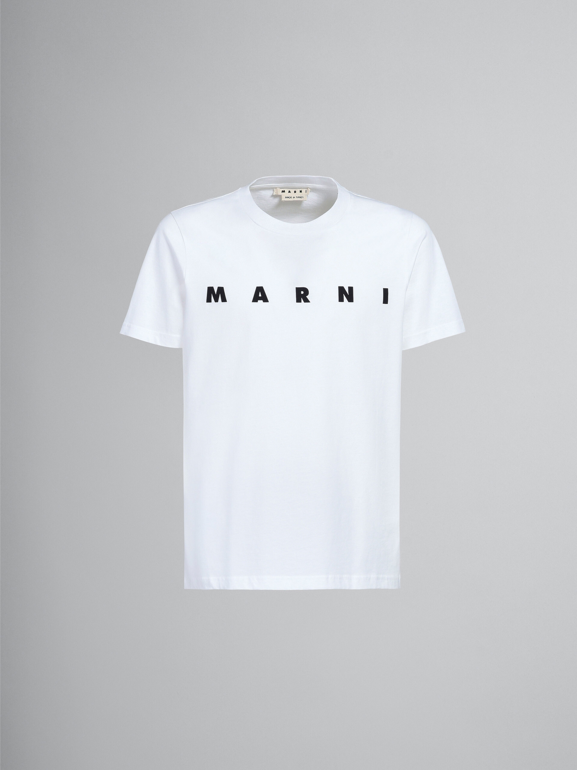 White logo print T-shirt - T-shirts - Image 1