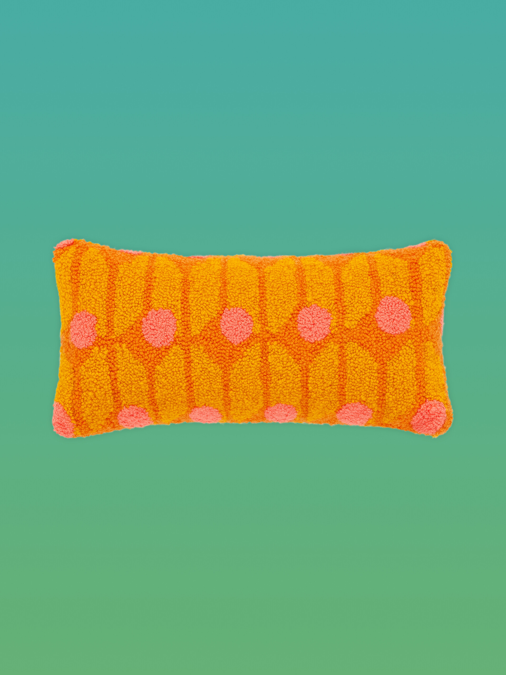 Multicolor orange fabric MARNI MARKET pillow - Furniture - Image 1