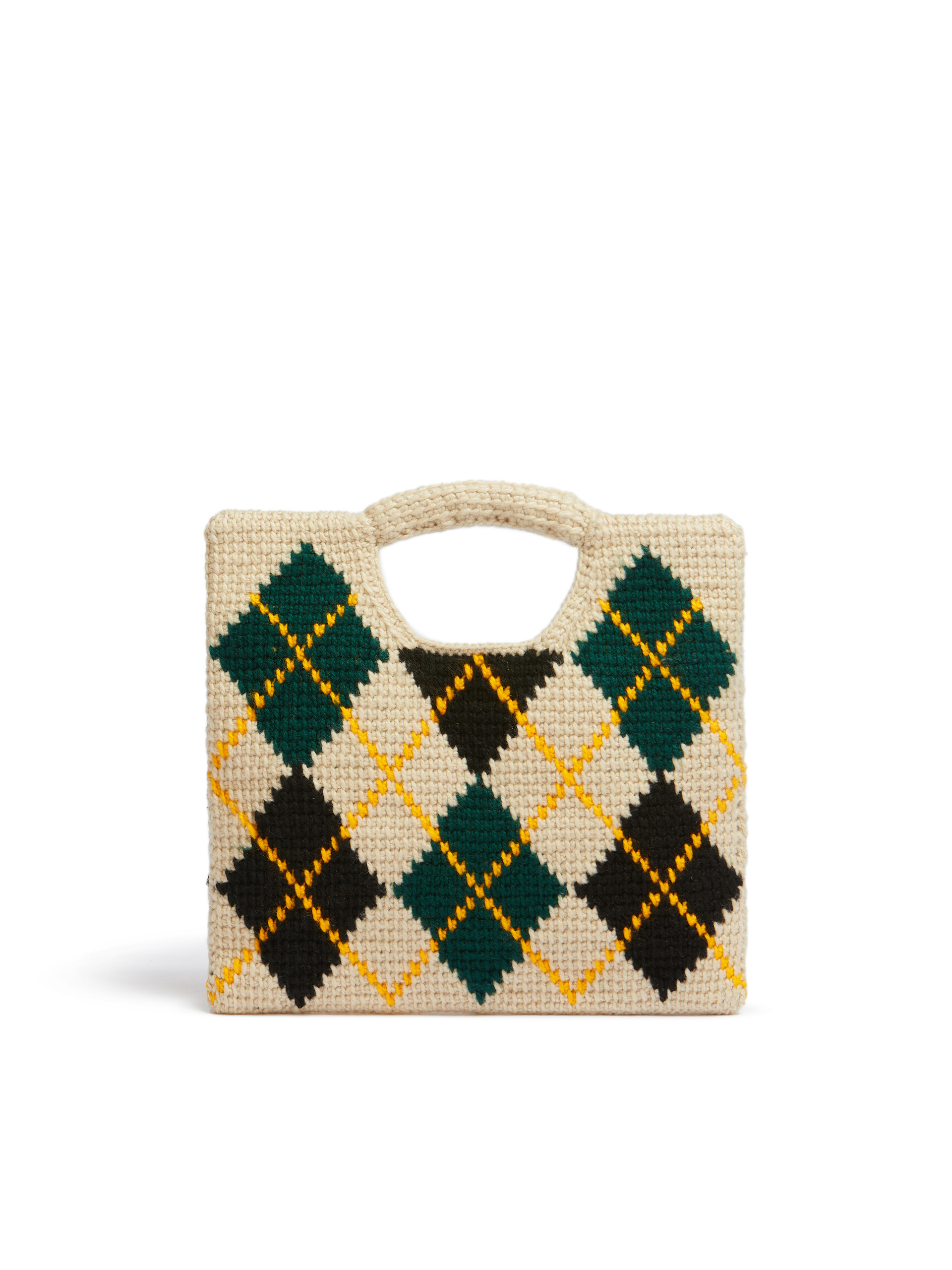 ホワイト ロンバス テックウール Marni Market Horseハンドバッグ - ショッピングバッグ - Image 3