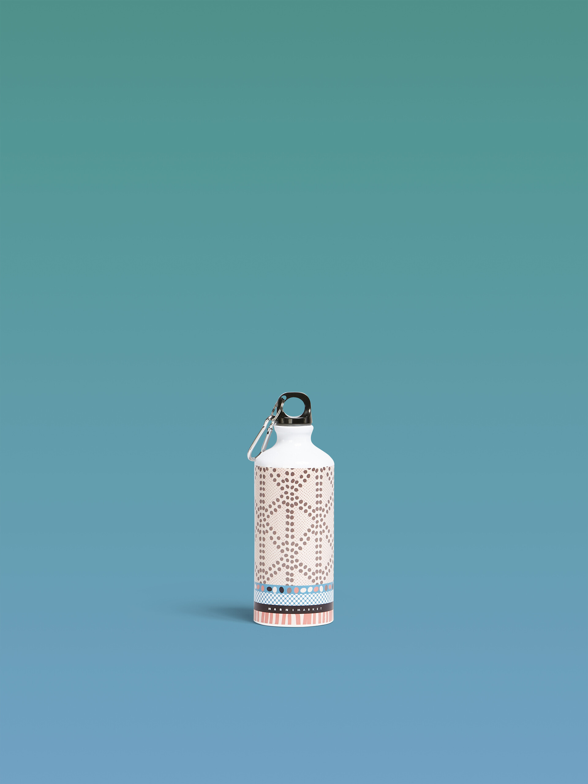 Mehrfarbige MARNI MARKET Wasserflasche aus Metall in Rosa - Accessoires - Image 1