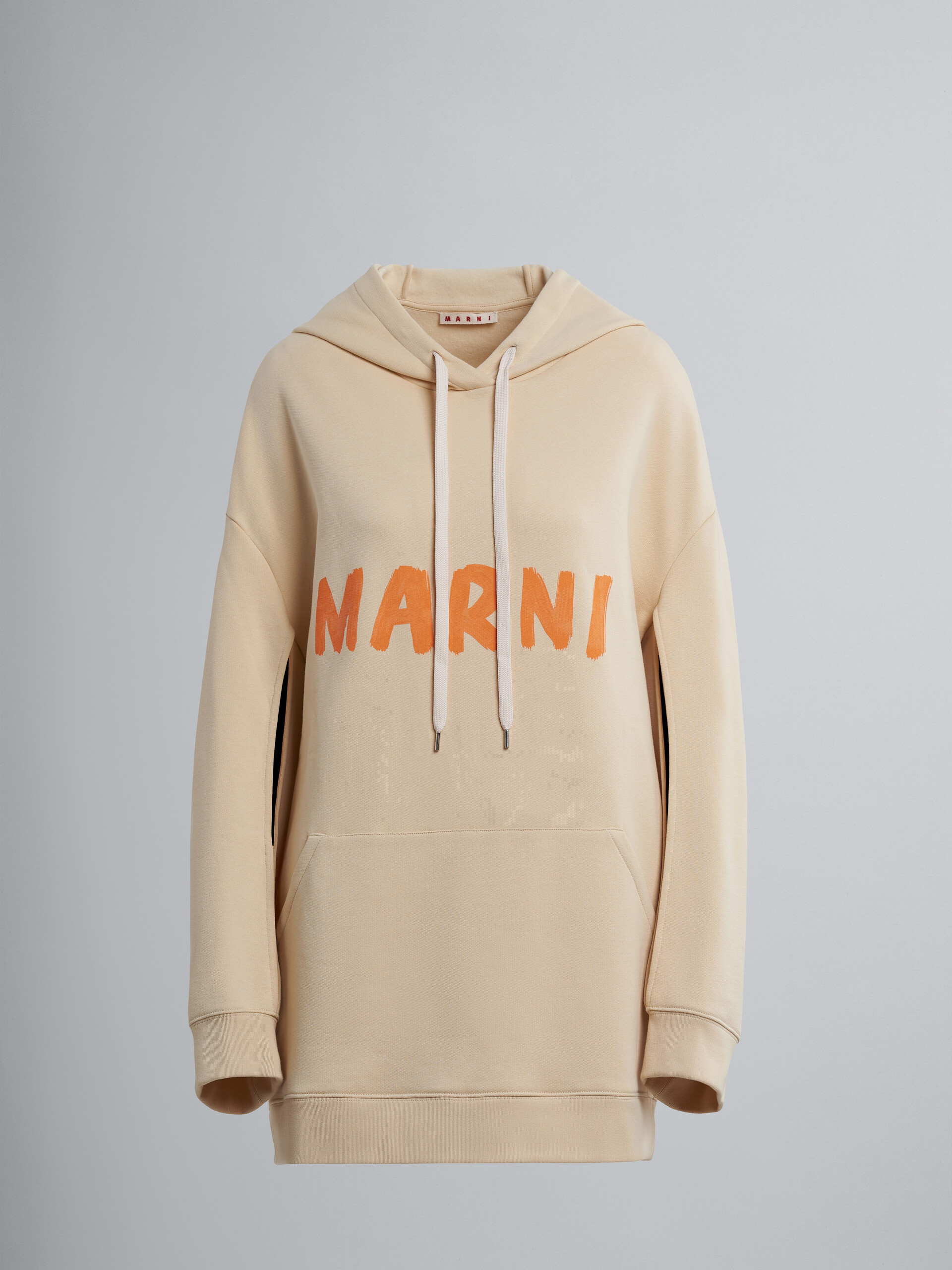 Marni lettering organic cotton sweatshirt - Pullovers - Image 1