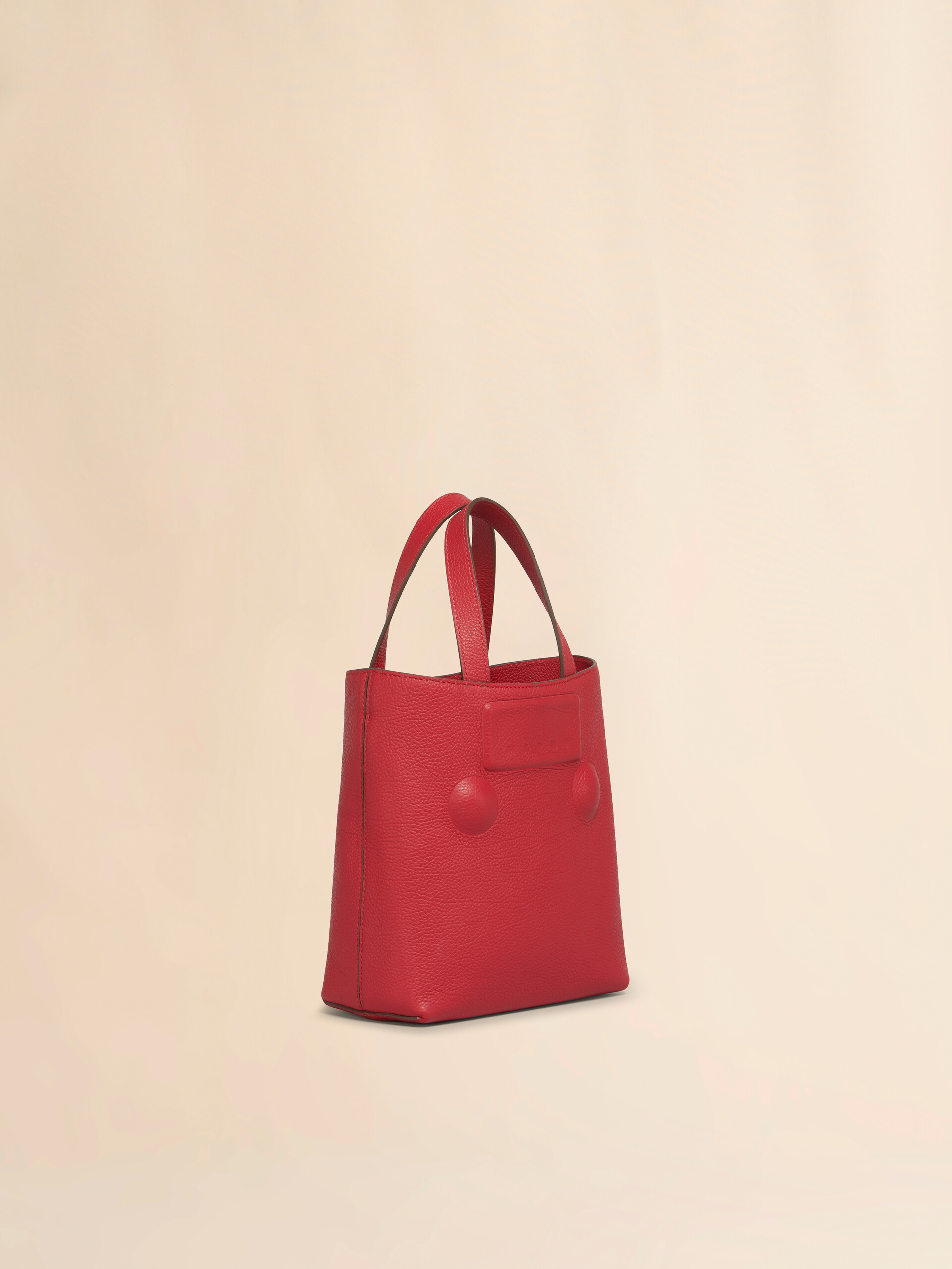 Kleine Tasche Trunkaroo Embossed aus grauem Leder - Shopper - Image 5