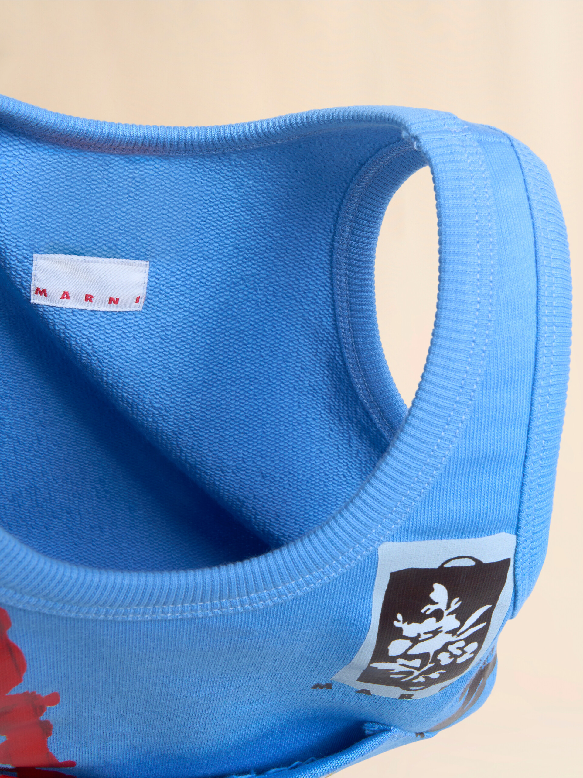 Blue sweatshirt bag - Shopping Bags - Image 4