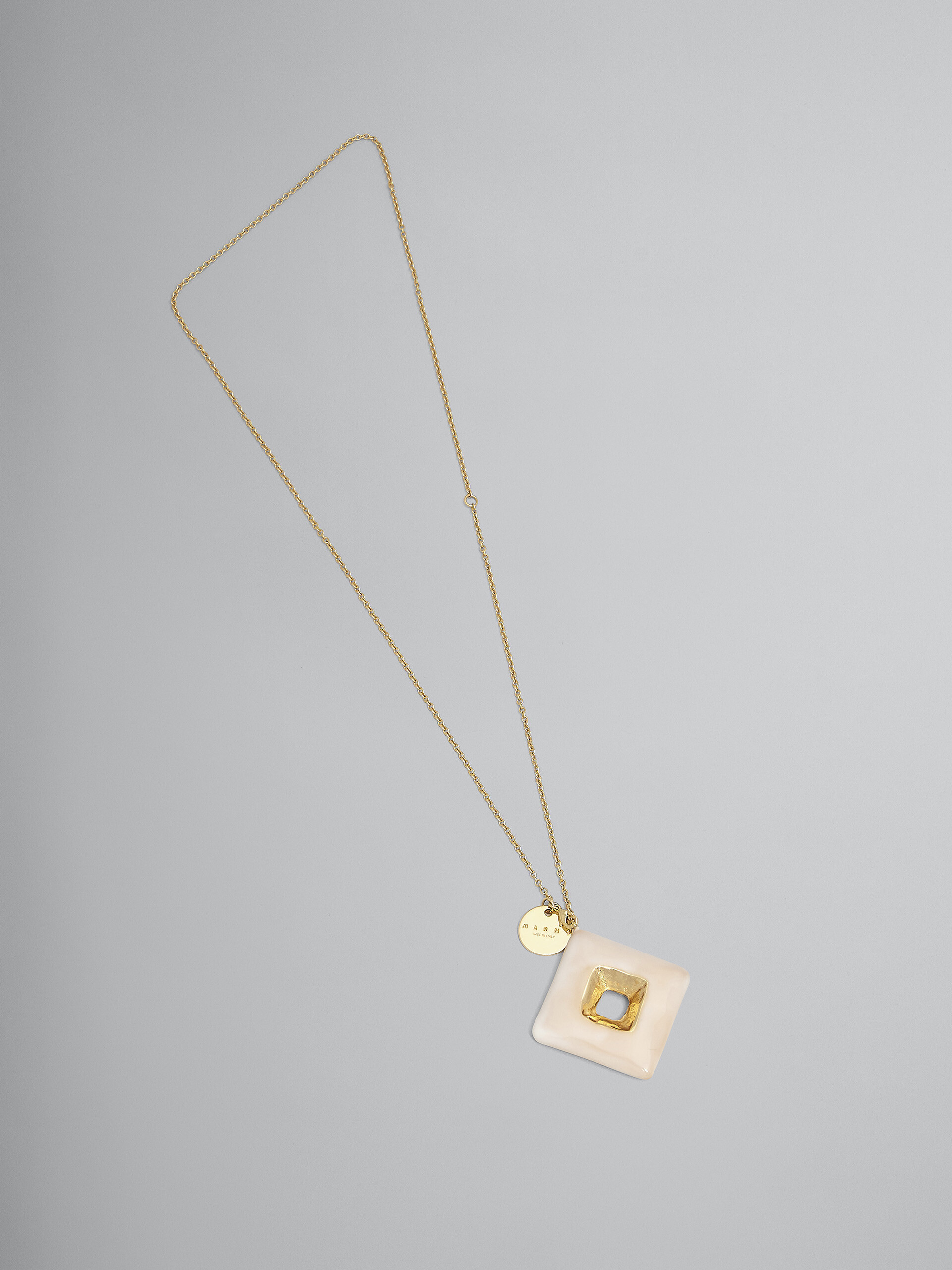 TRAPEZE white necklace - Necklaces - Image 1