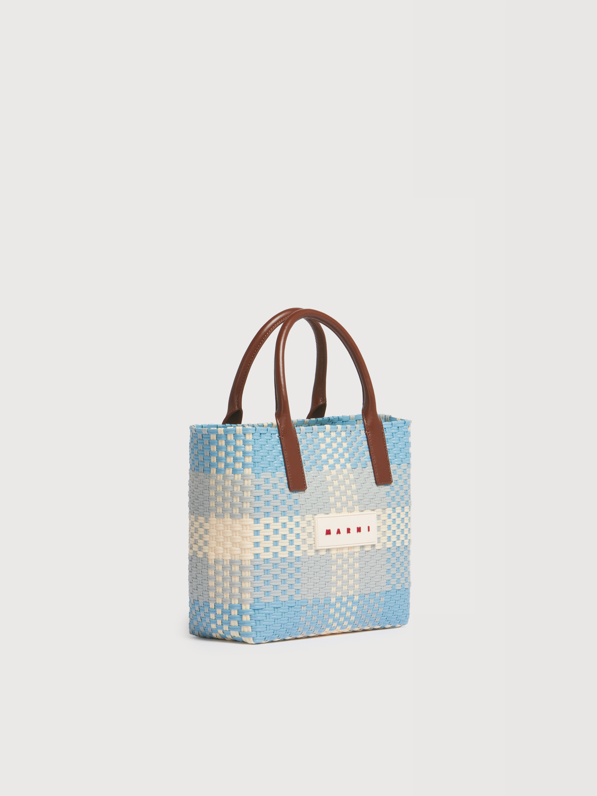 ブルー バスケットバッグ - ショッピングバッグ - Image 5