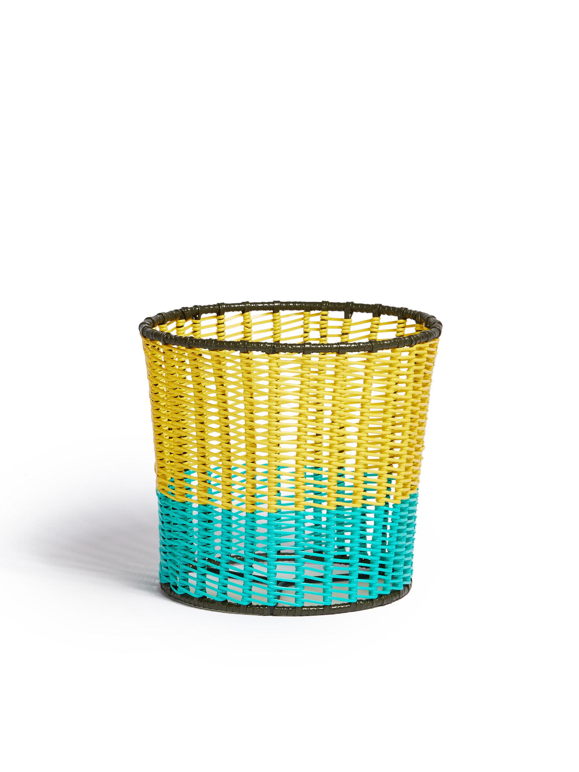 Yellow MARNI MARKET woven cable plant stand - Accessories - Image 2