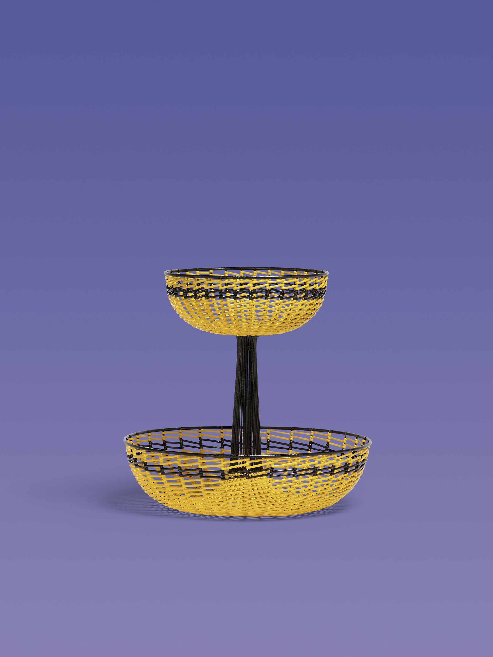 옐로우 및 블랙 MARNI MARKET 과일 바스켓 - 액세서리 - Image 1