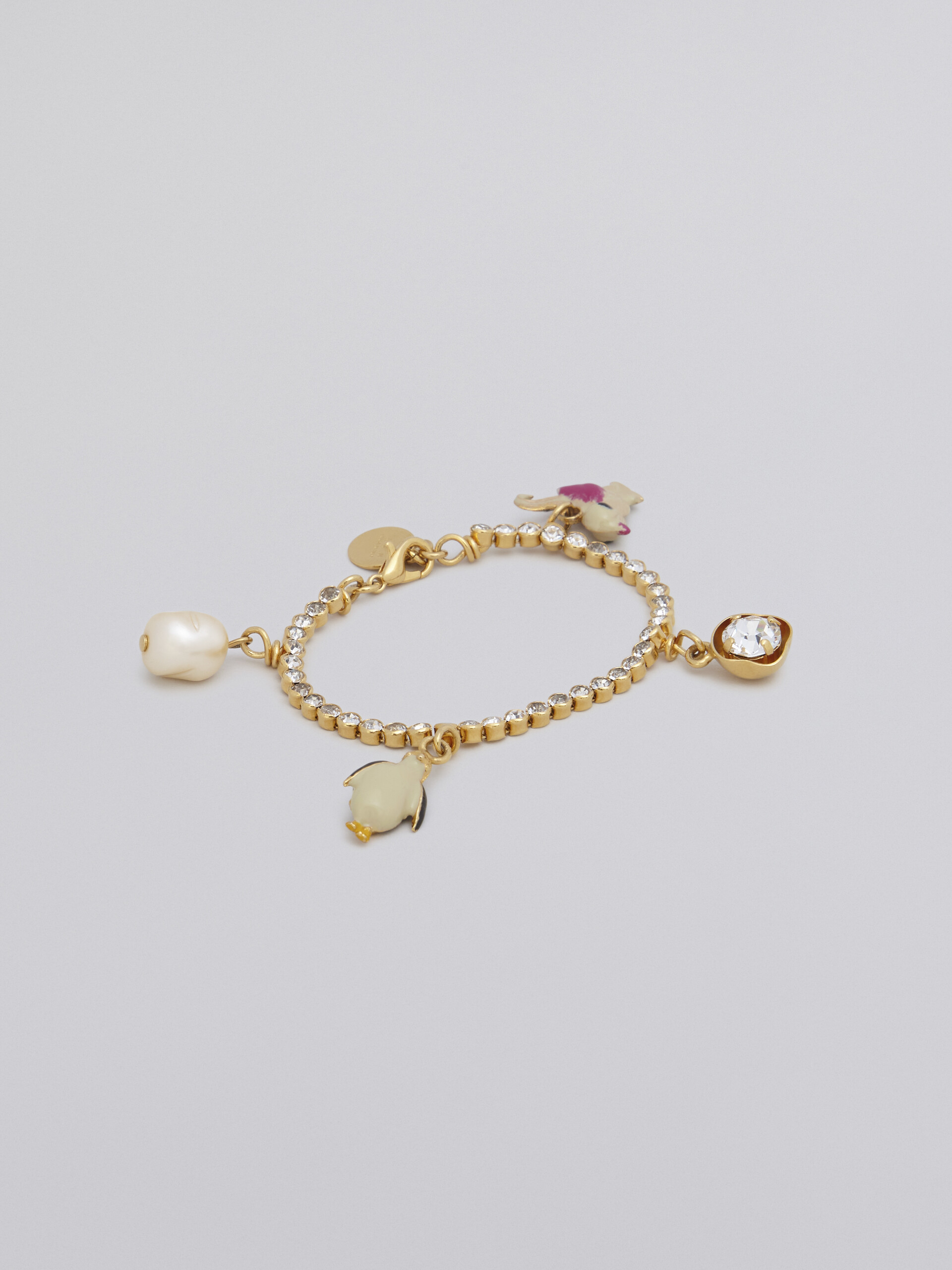 Brass FOUND bracelet with charms - Bracelets - Image 1