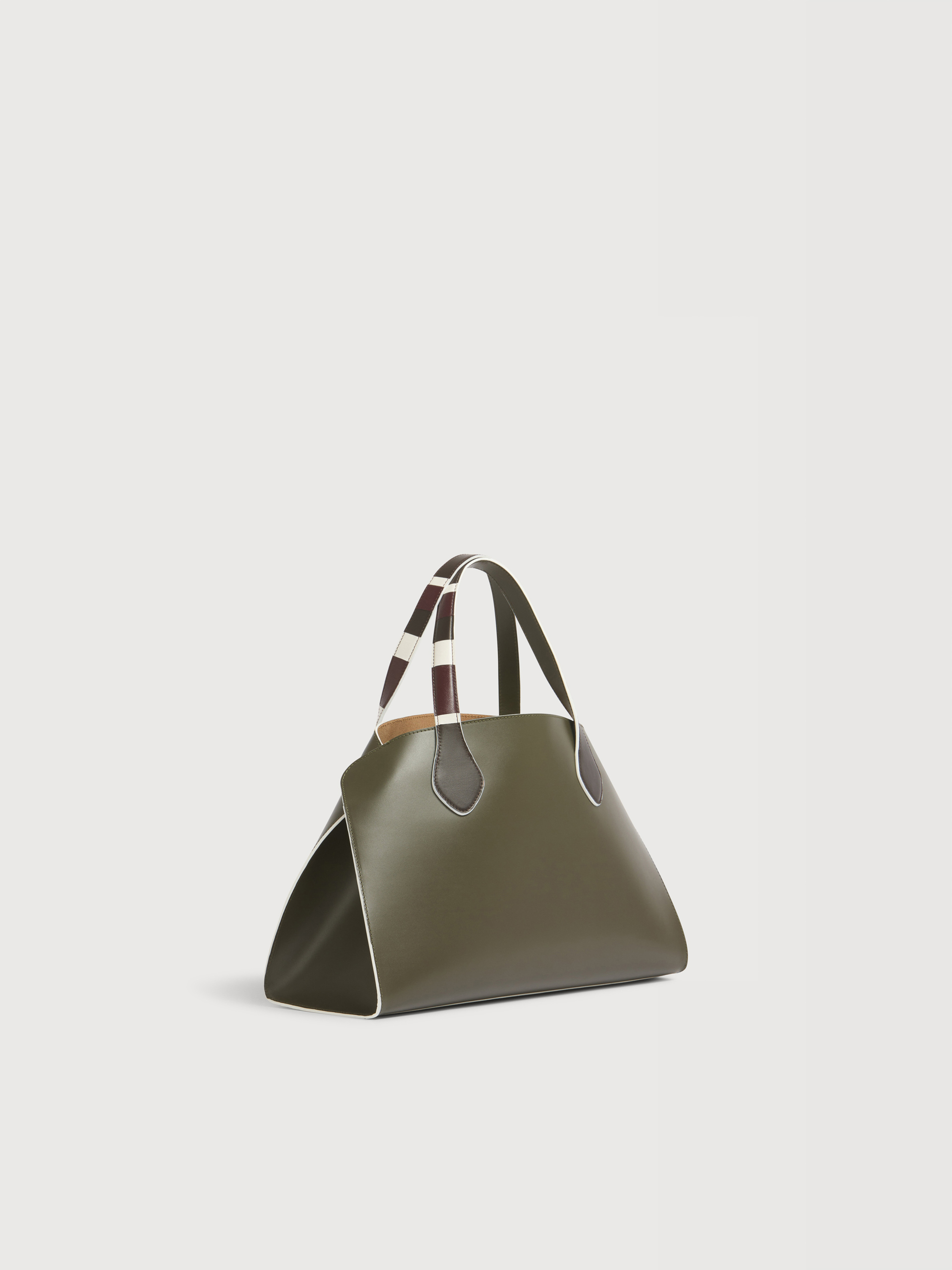 Sac Overlap moyen en cuir noir - Sacs &agrave; main - Image 5
