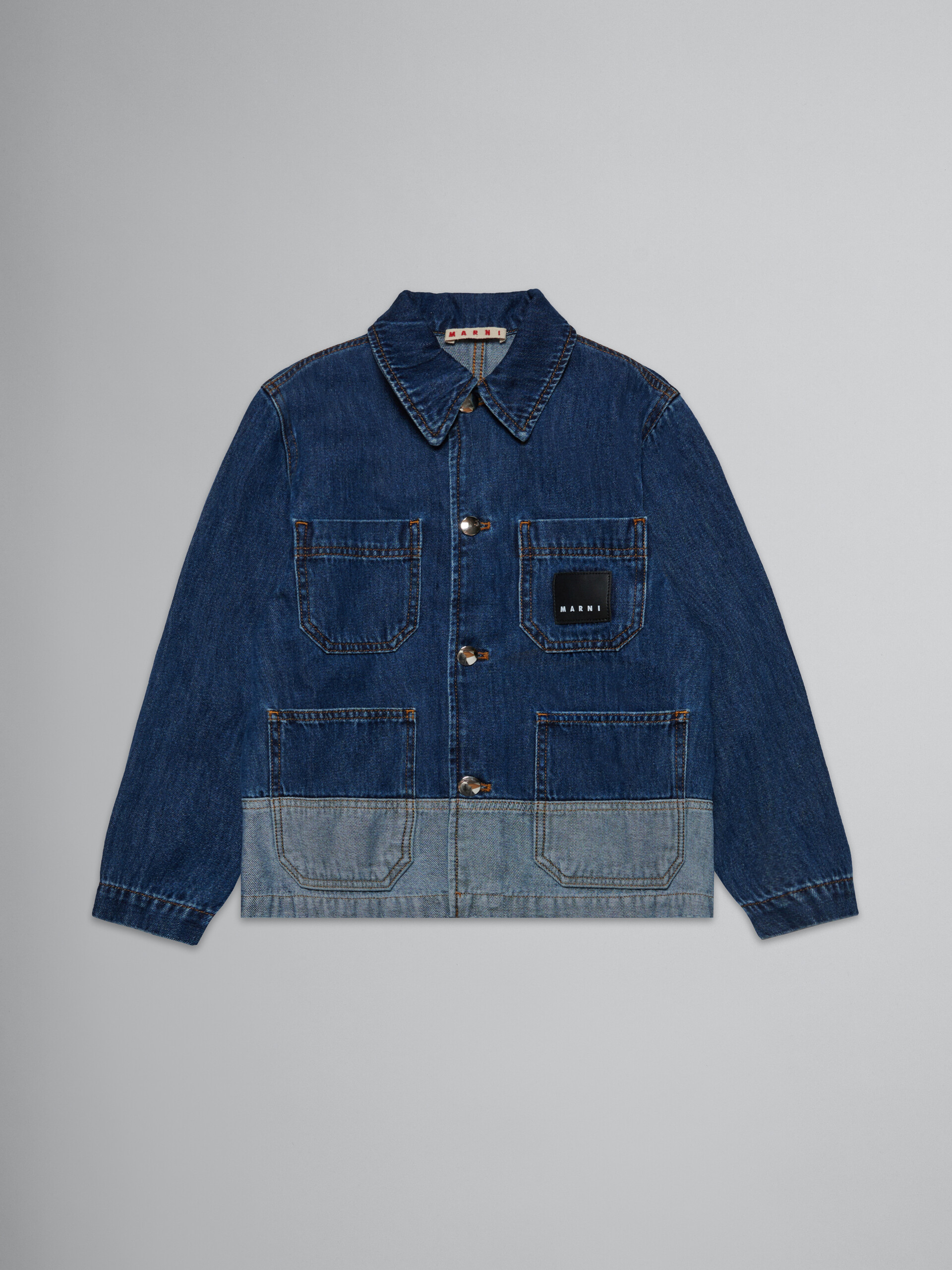 Two-tone denim jacket - Jackets - Image 1