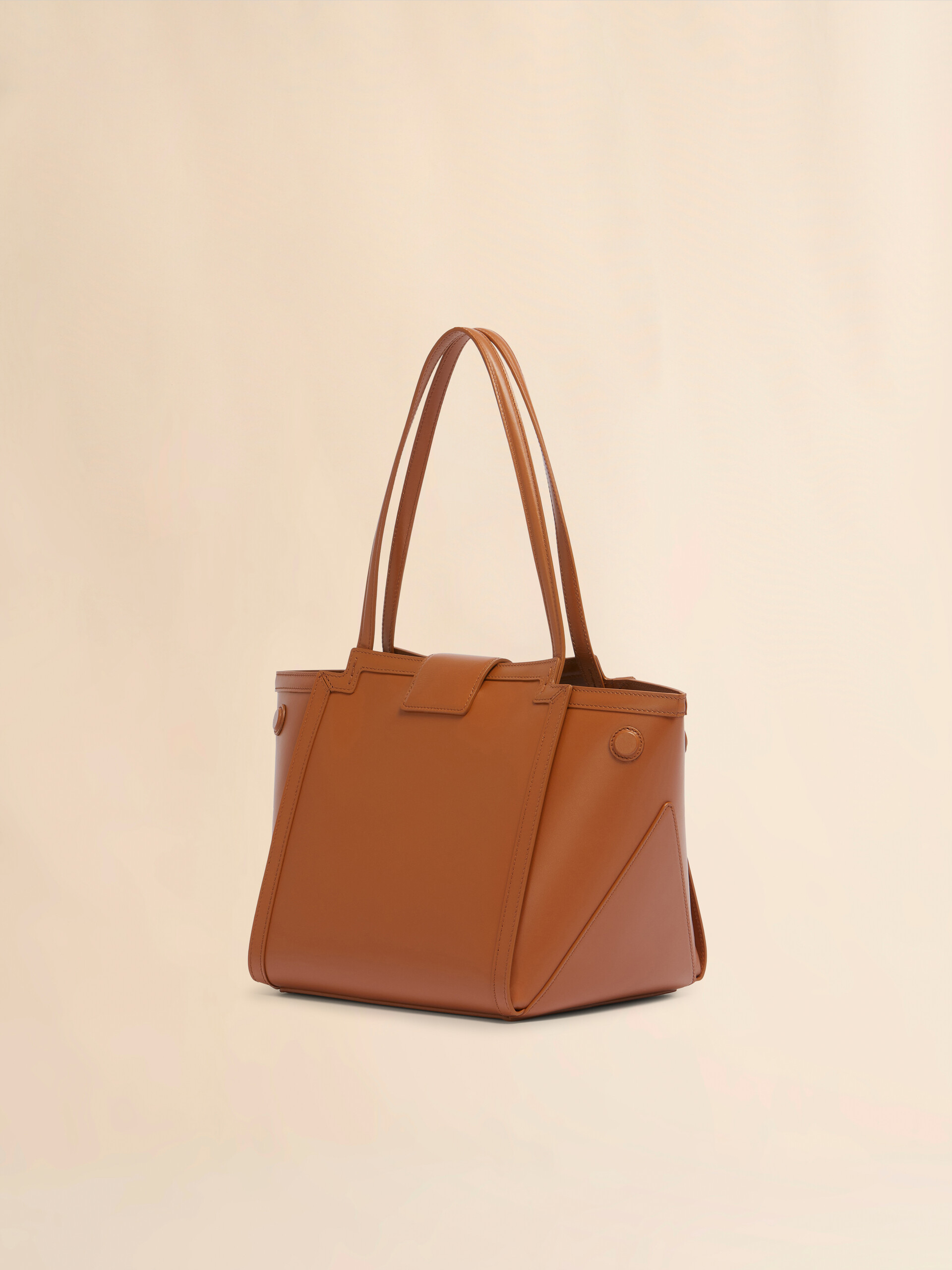 Mini-Tasche Riviera aus hellbraunem Leder - Handtaschen - Image 2