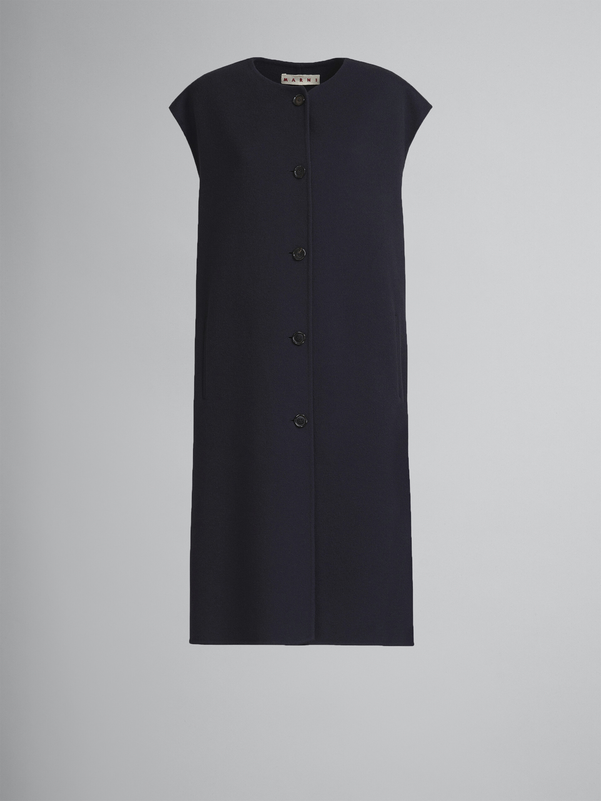 Wool and cashmere long vest - Waistcoats - Image 1