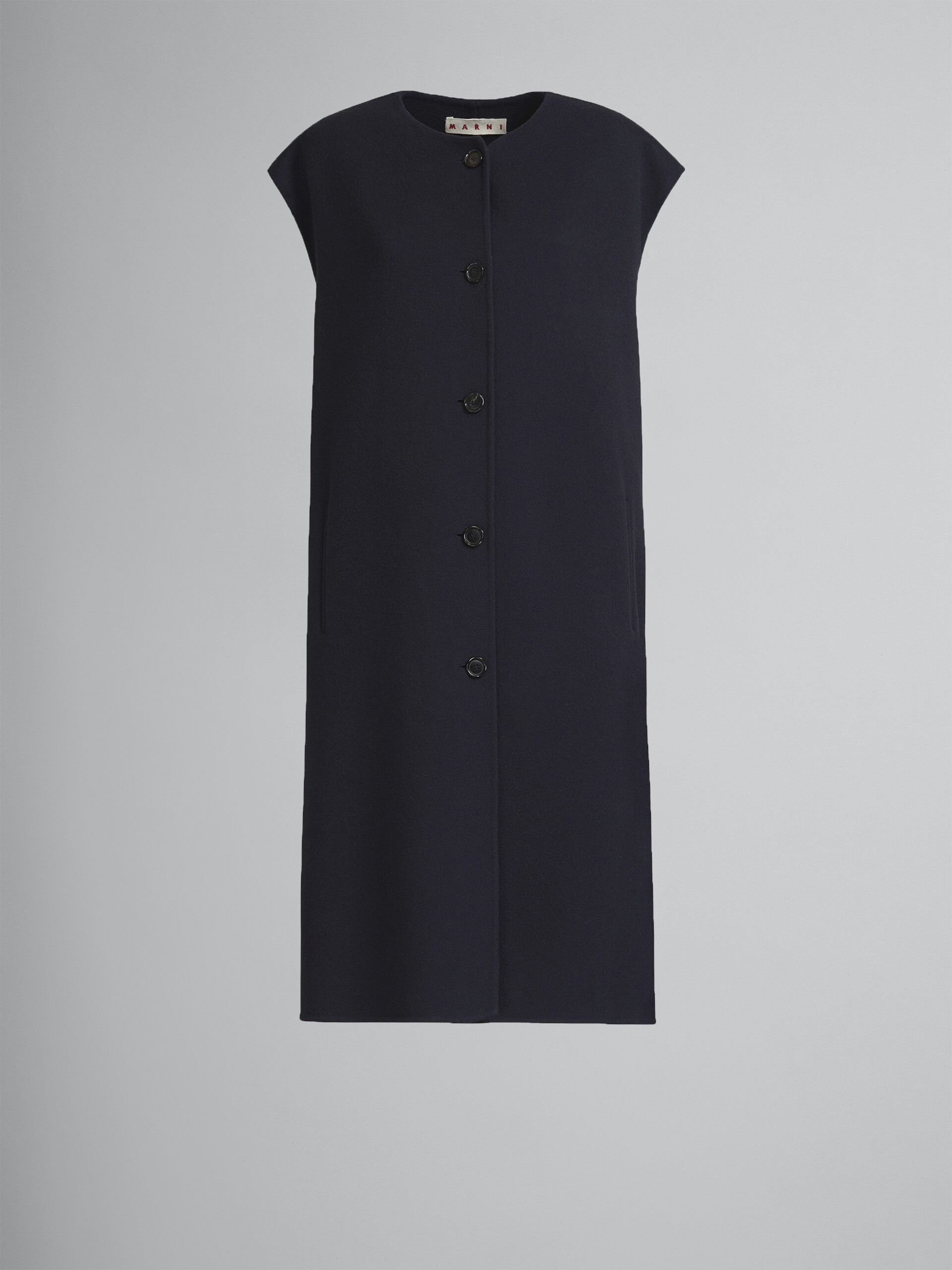 long wool waistcoat