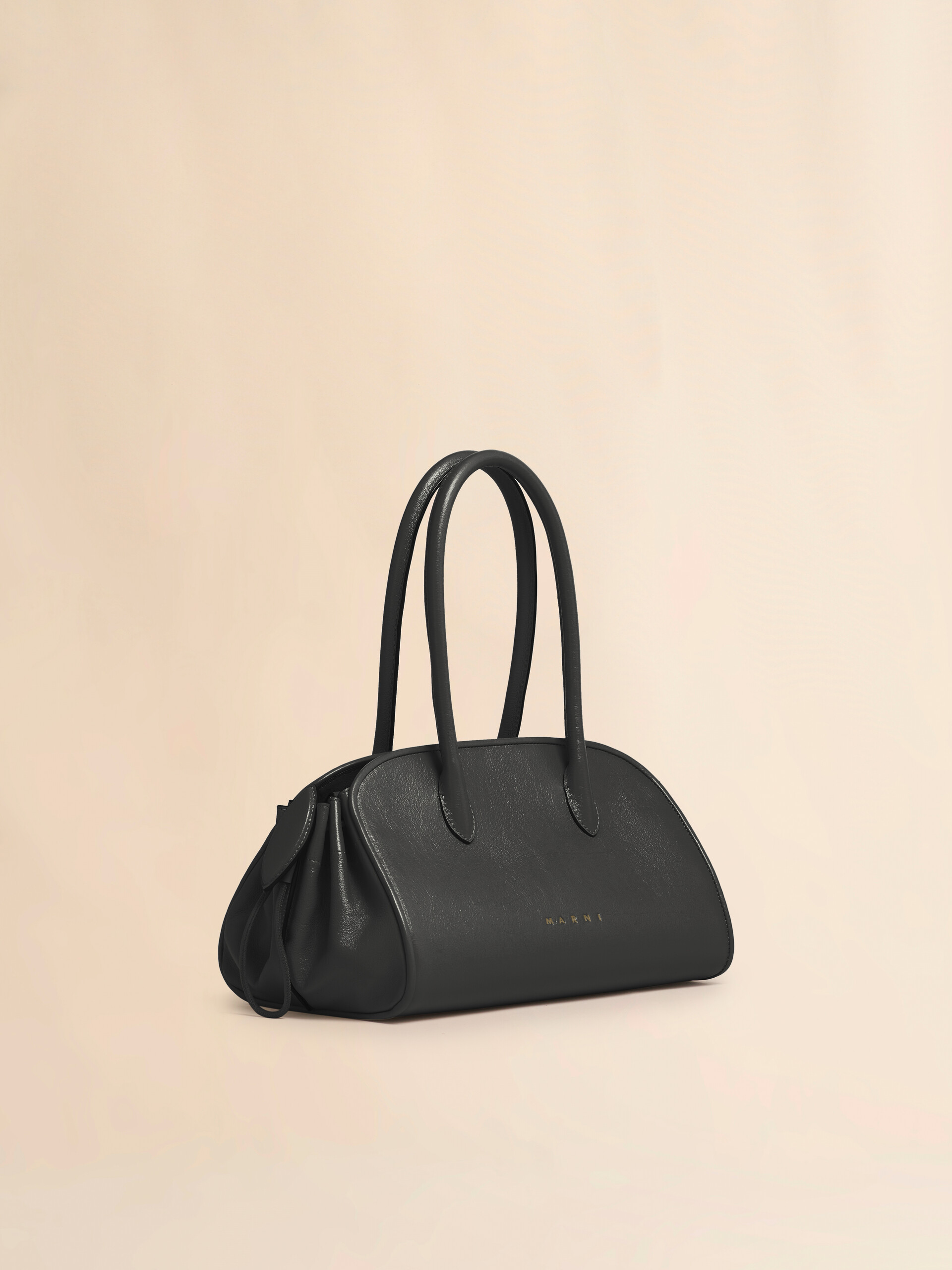 Brown leather Tulipea E/W tote bag - Handbags - Image 2